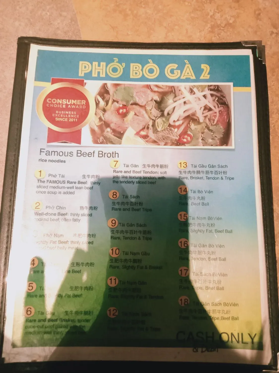 Menu 6