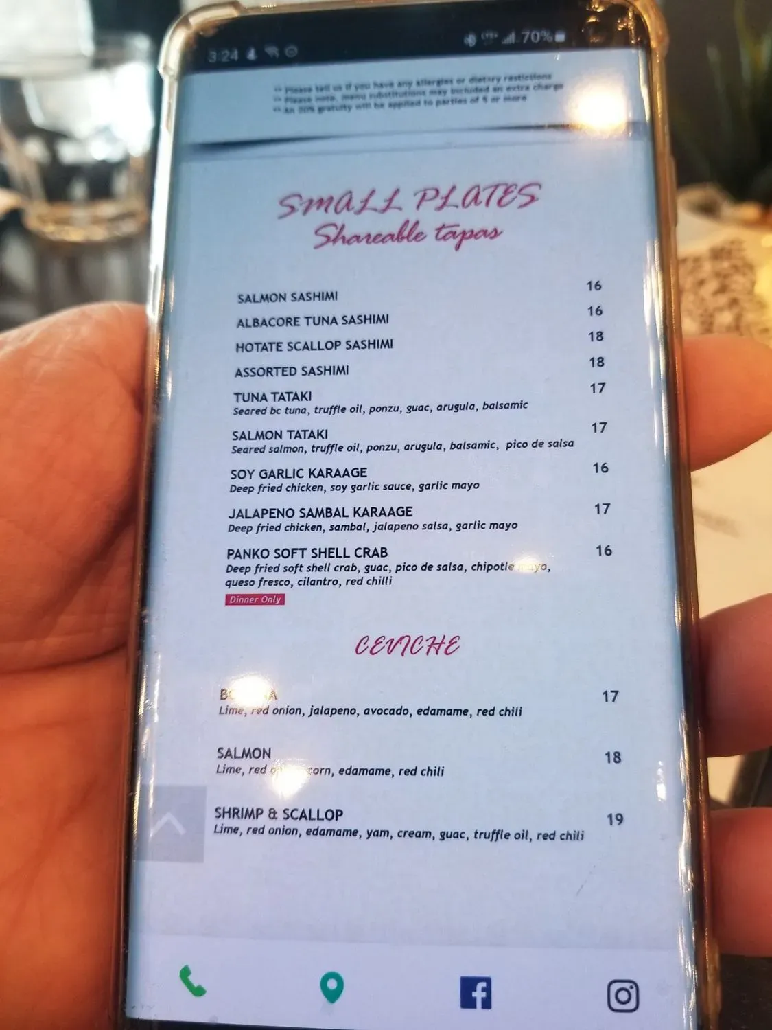 Menu 5