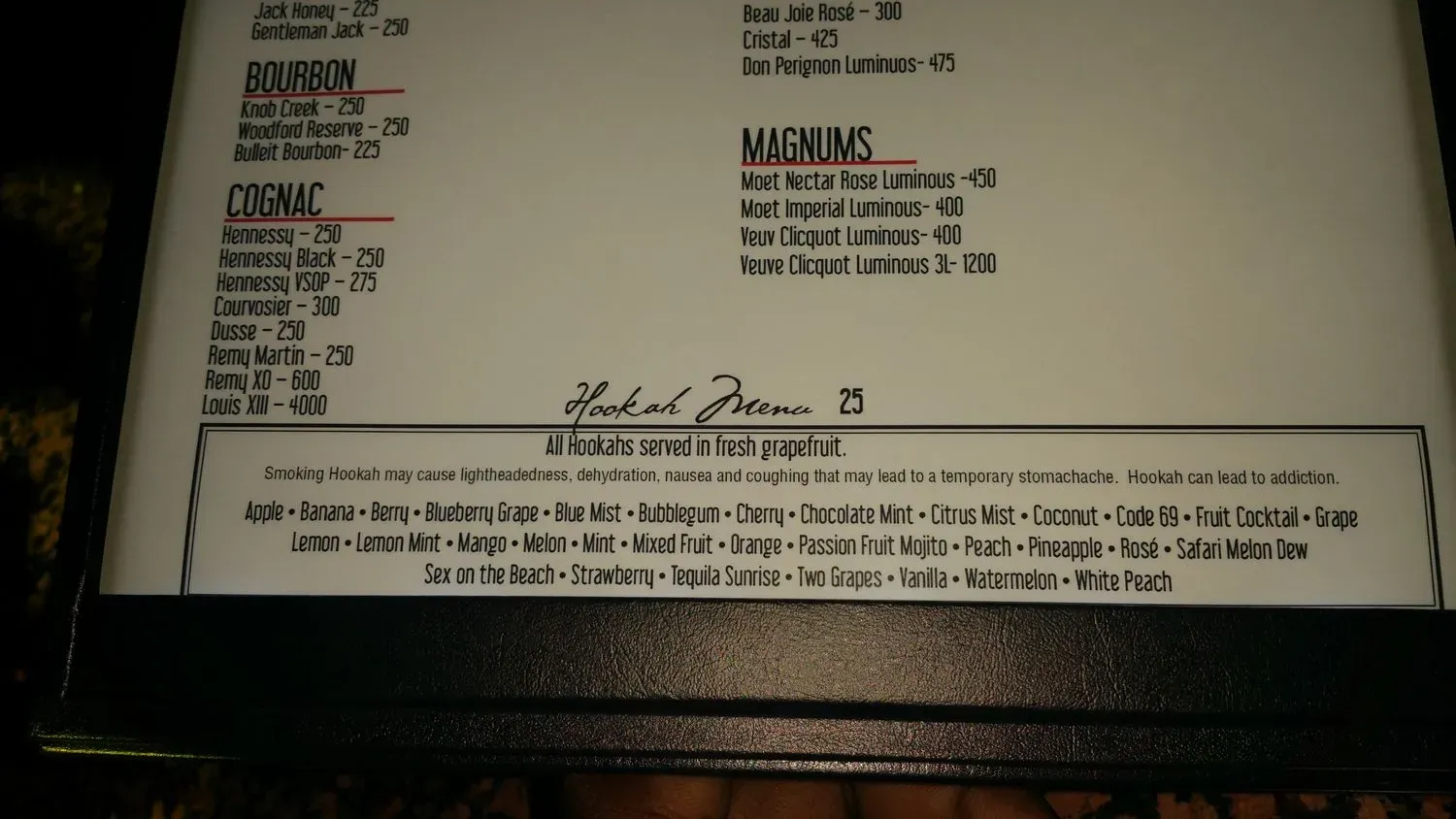 Menu 5