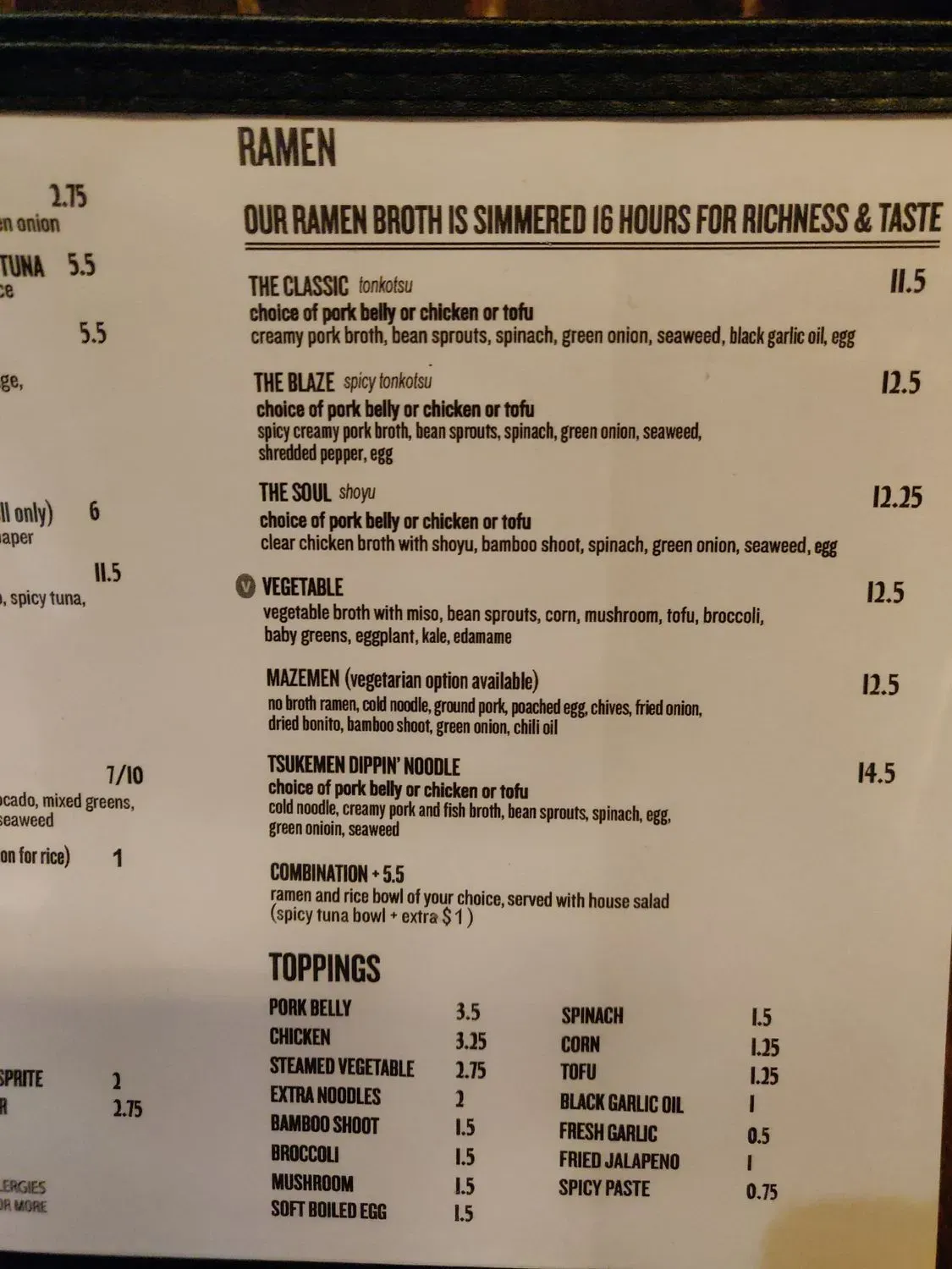 Menu 4