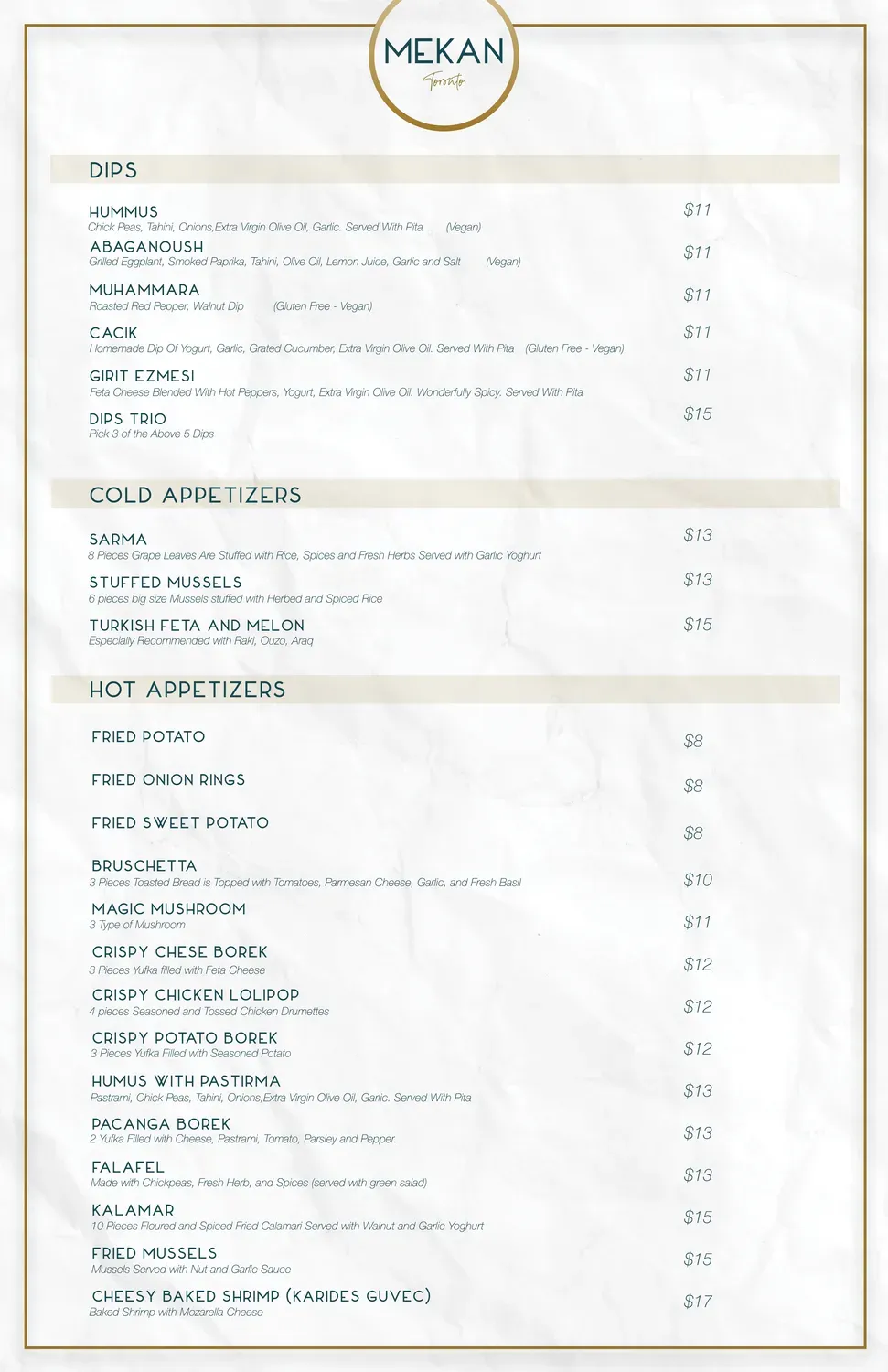 Menu 6