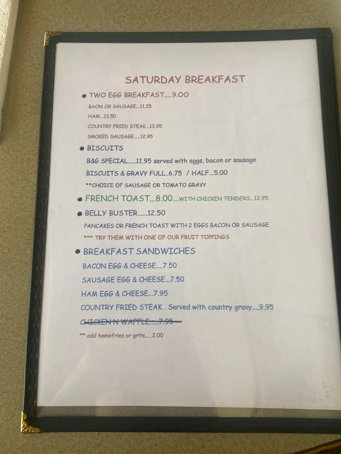 Menu 2