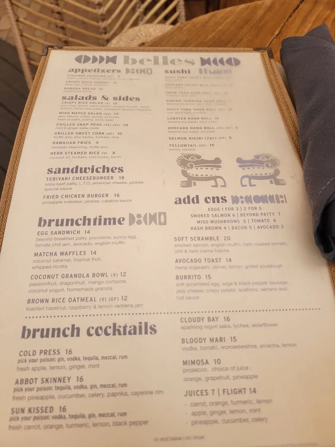 Menu 2