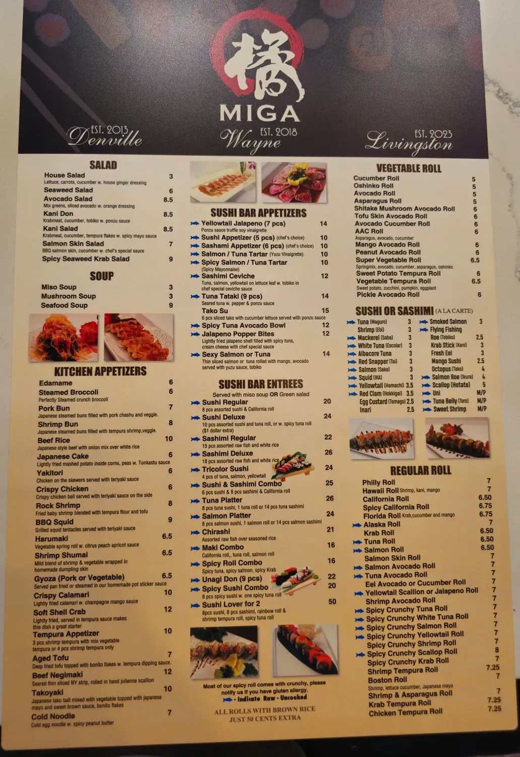 Menu 2