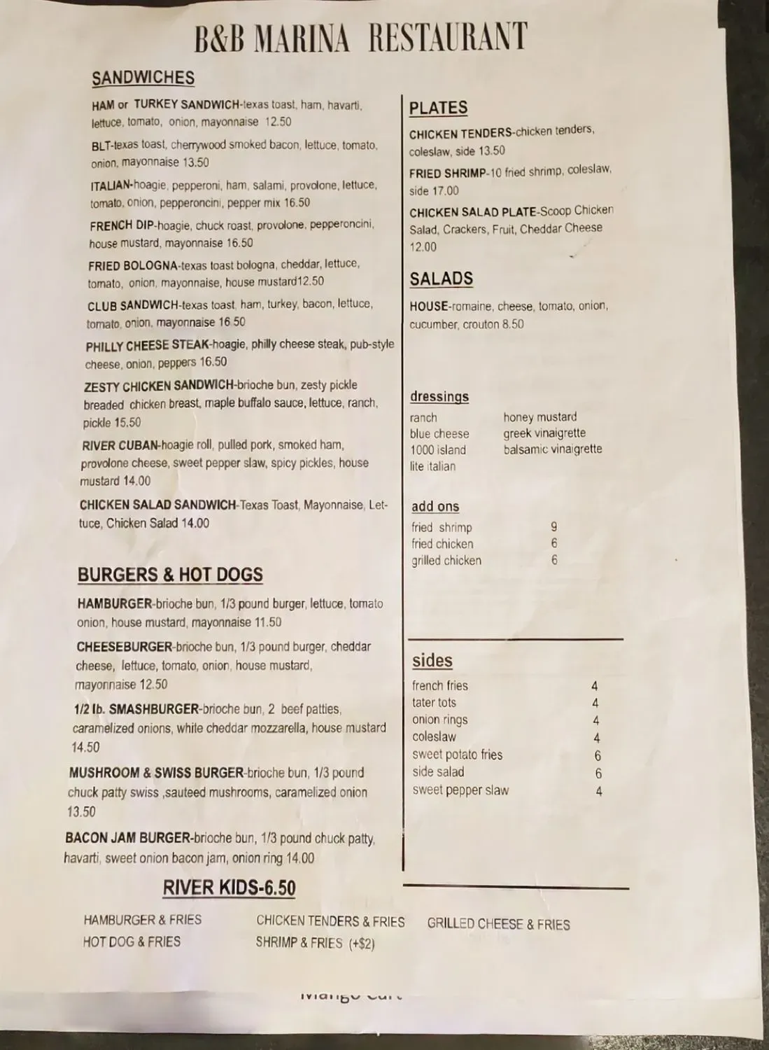 Menu 3