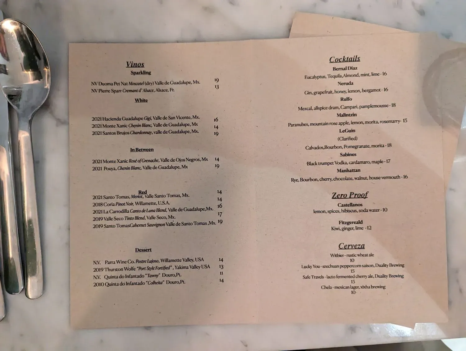 Menu 4