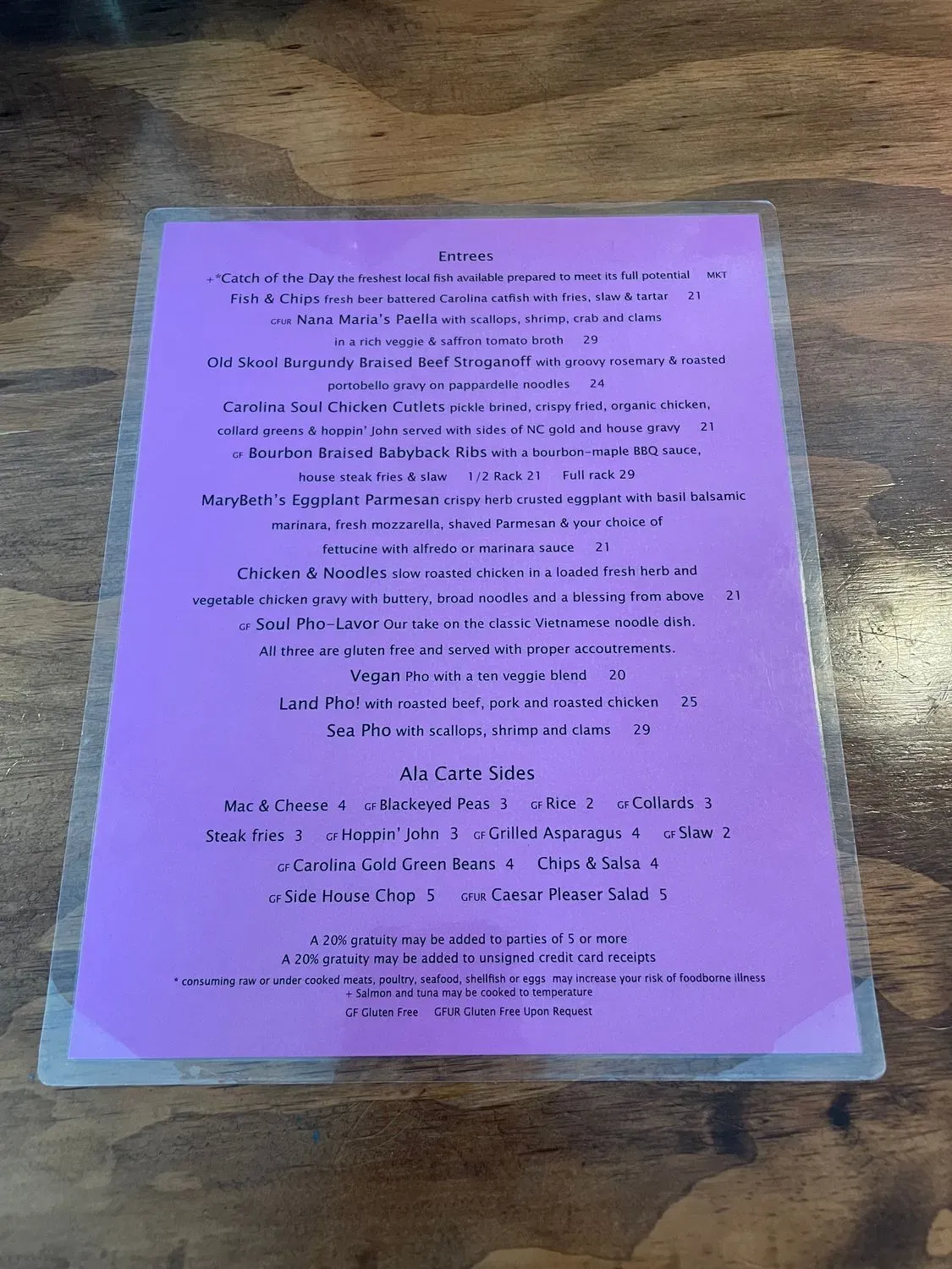 Menu 4