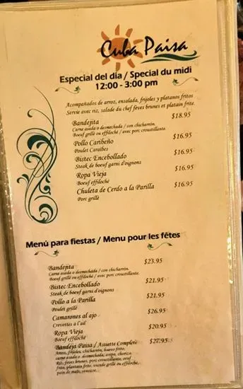 Menu 2