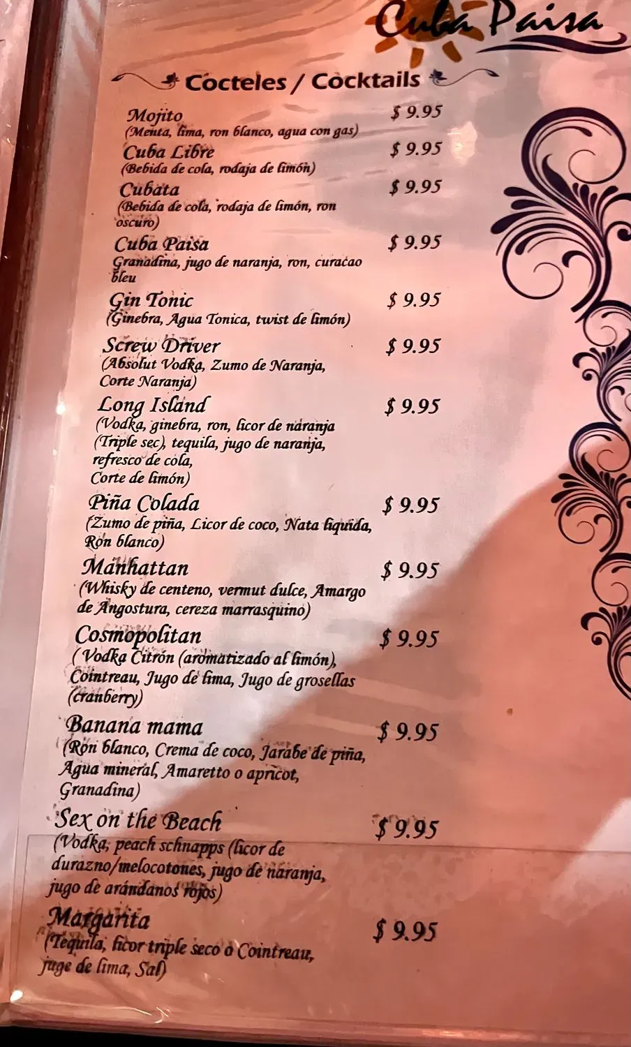 Menu 5