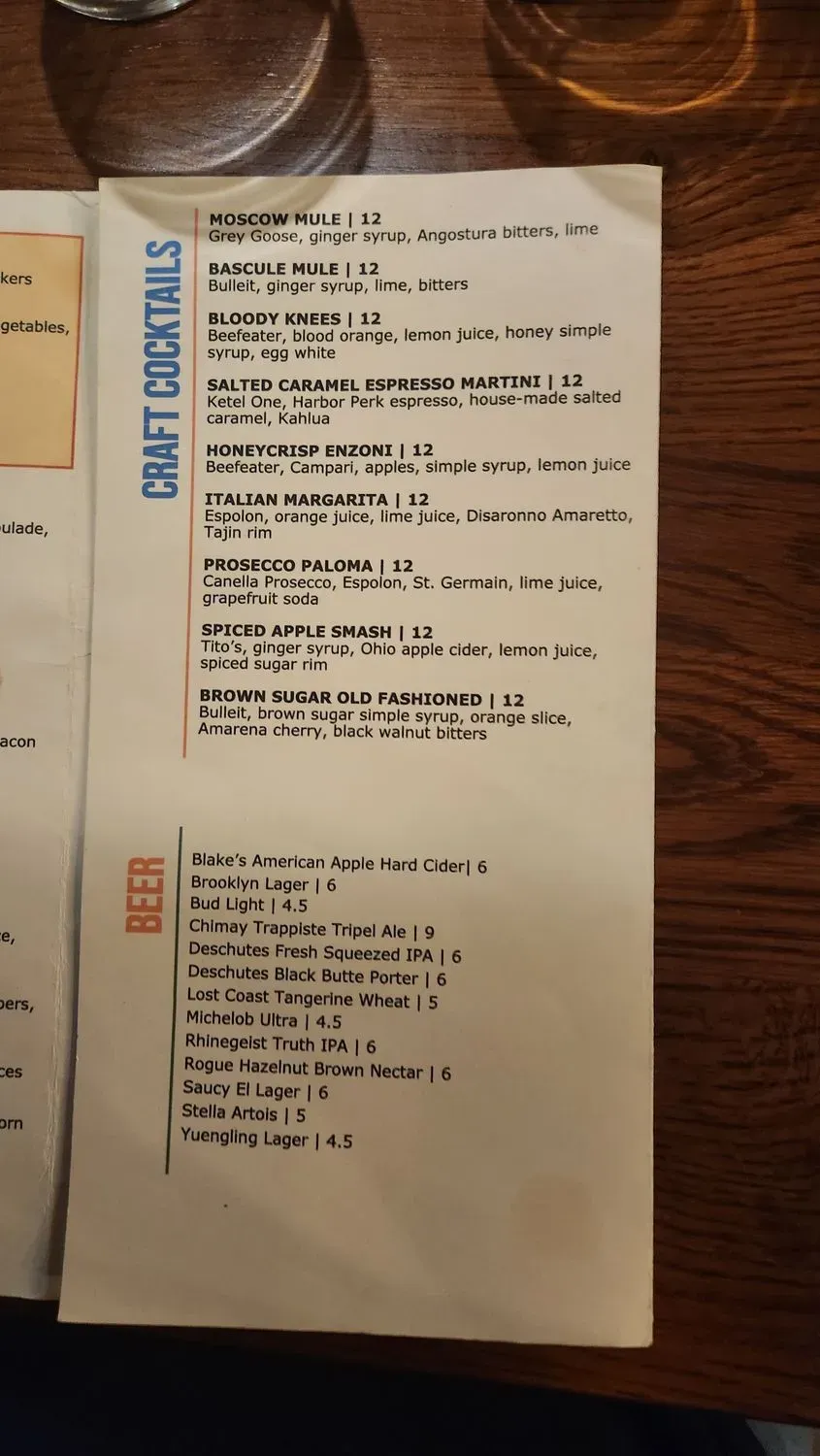 Menu 5