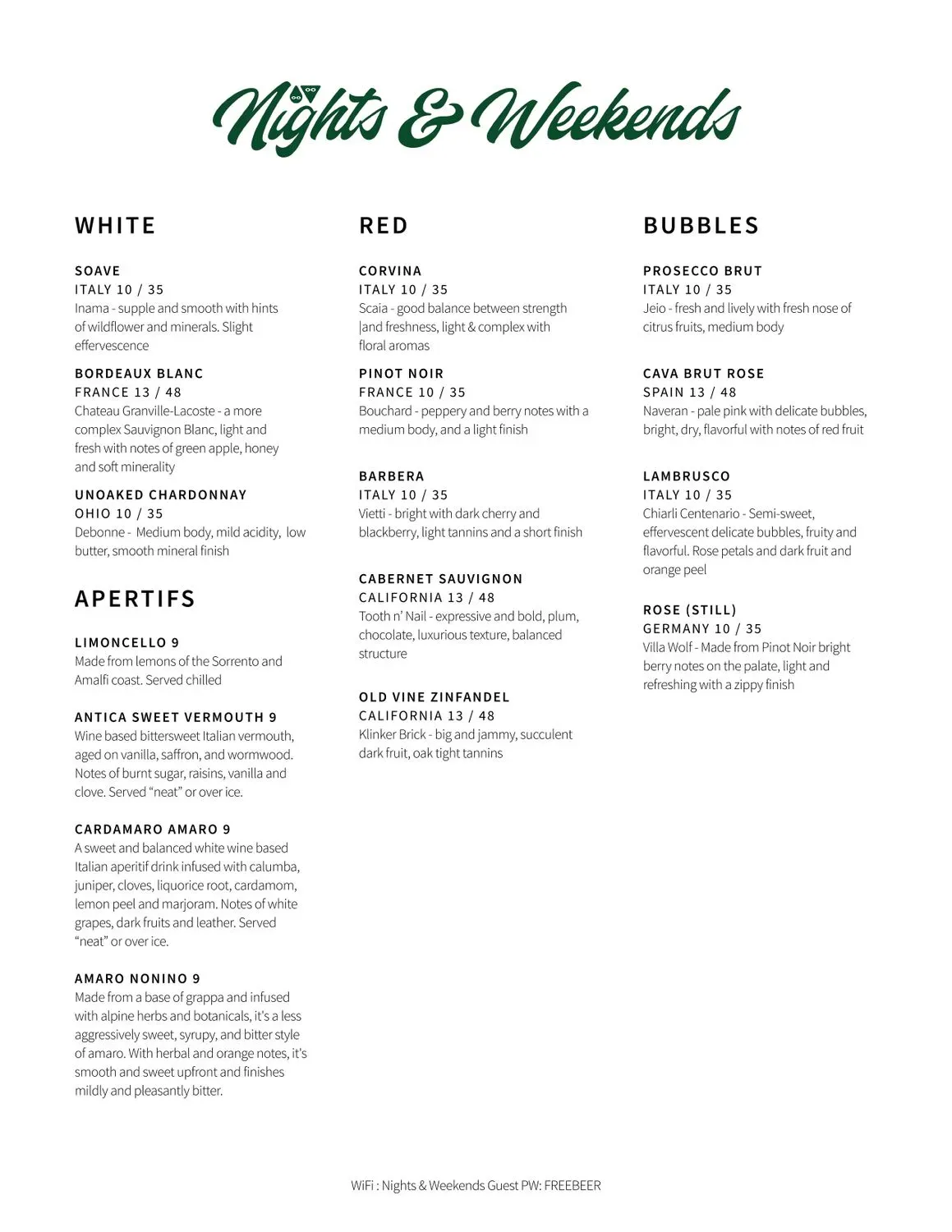 Menu 3