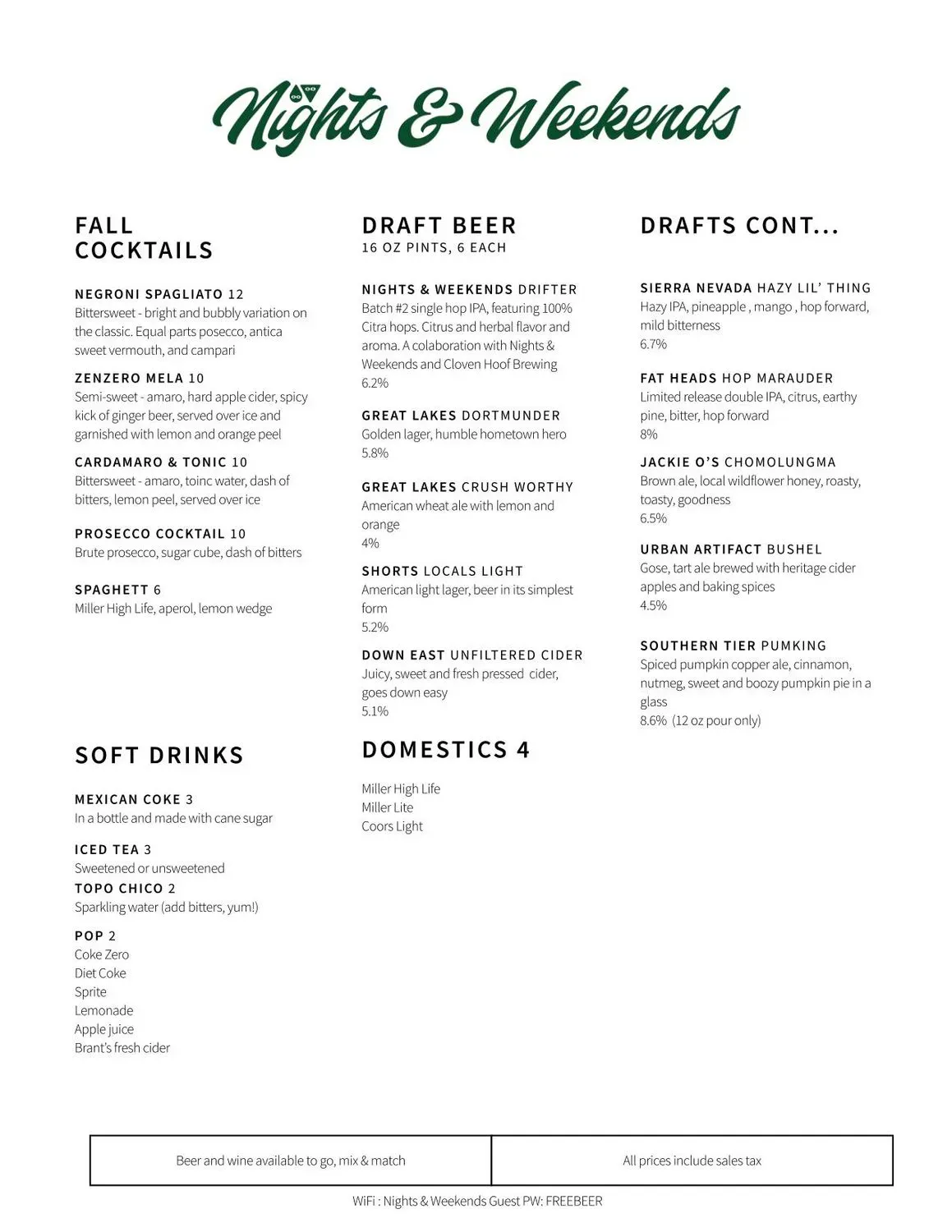 Menu 4