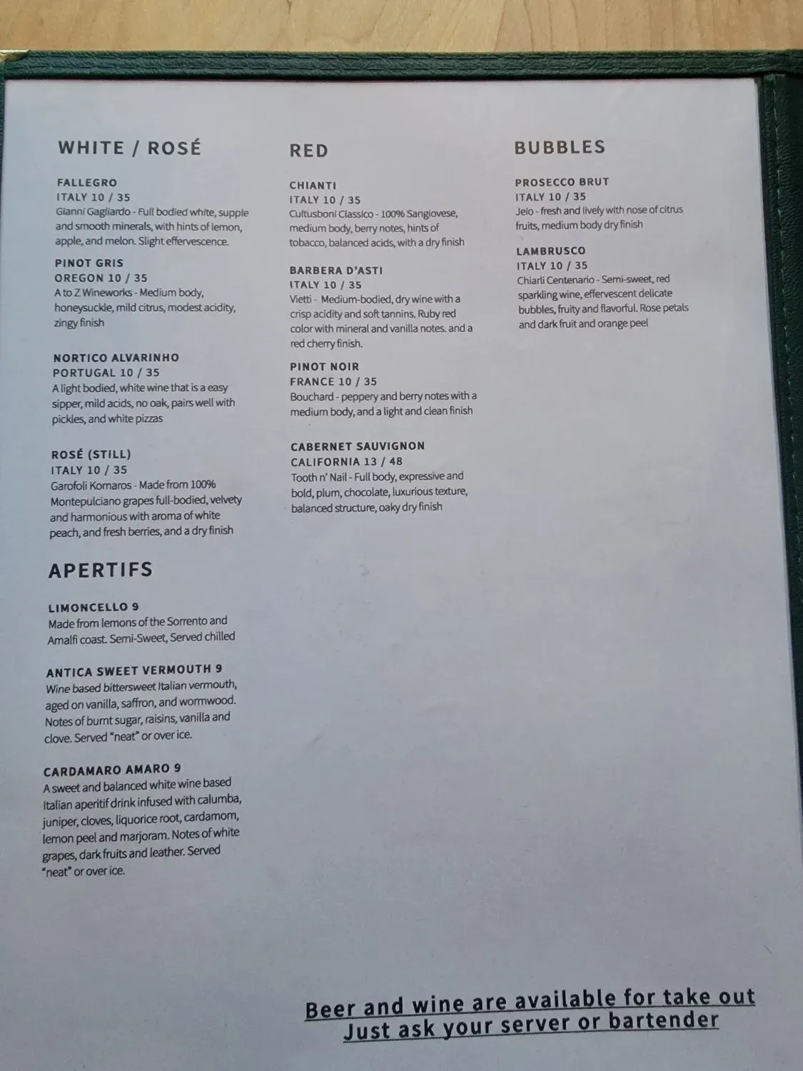 Menu 2