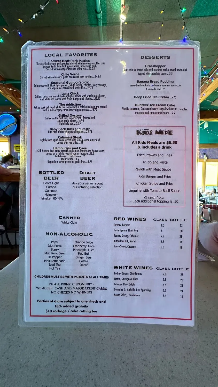 Menu 6