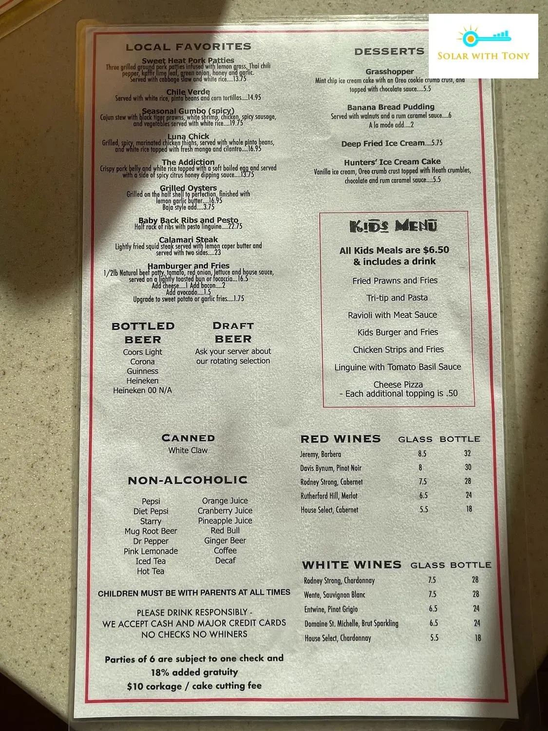 Menu 4