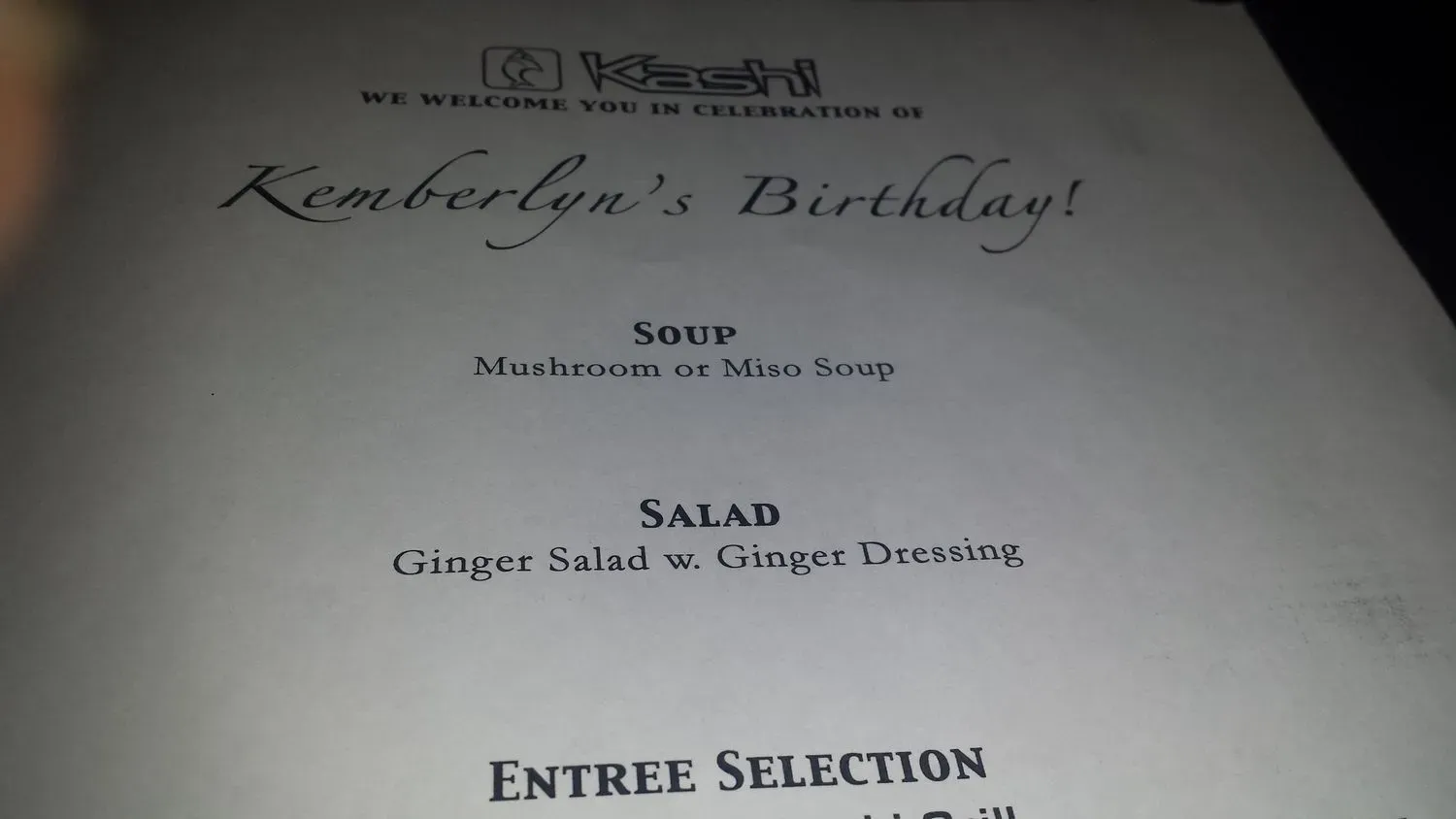 Menu 5