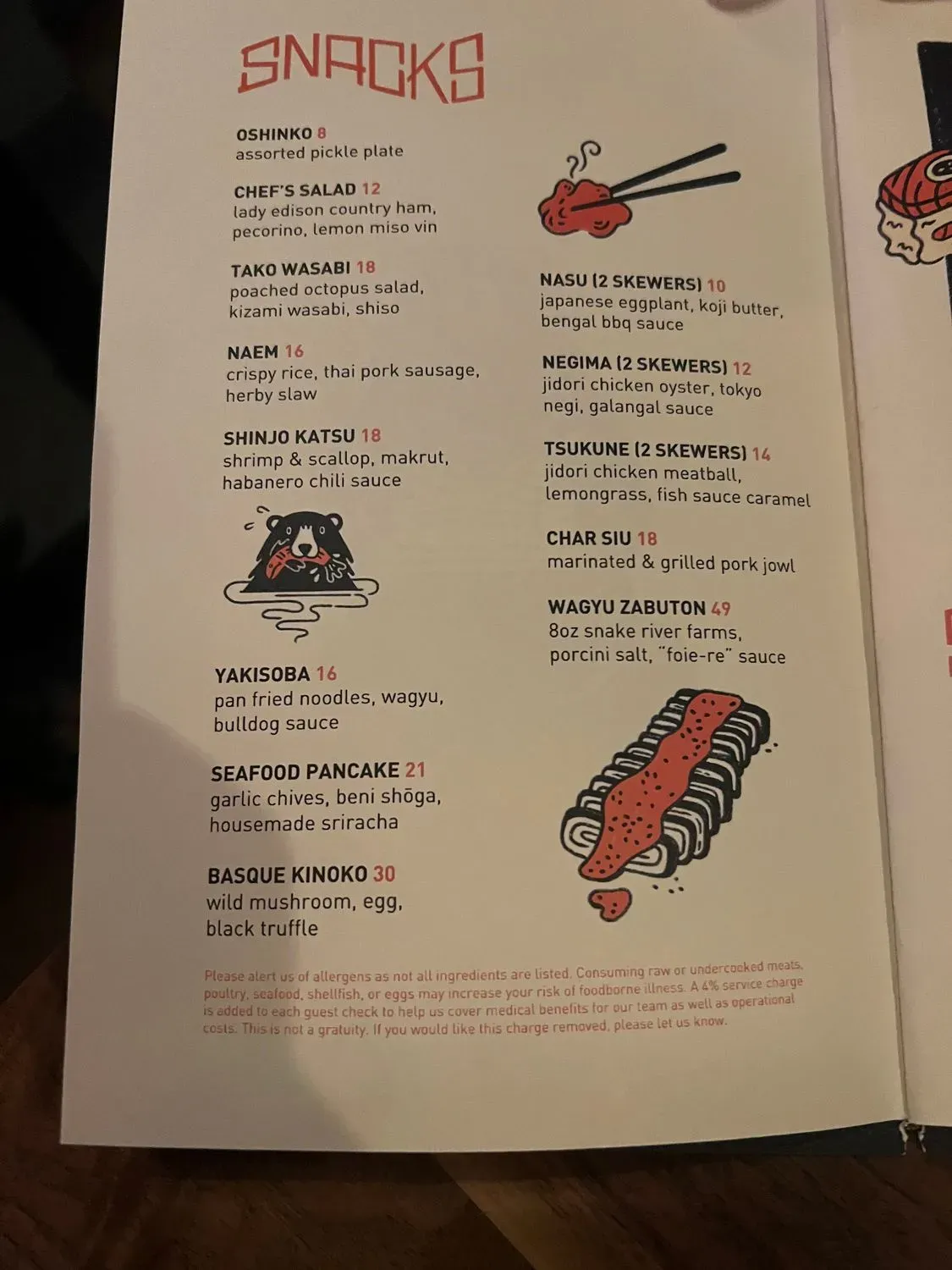 Menu 5