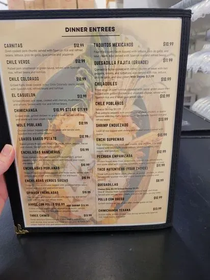 Portales Mexican grill Menu | Winchester, TN | Checkle