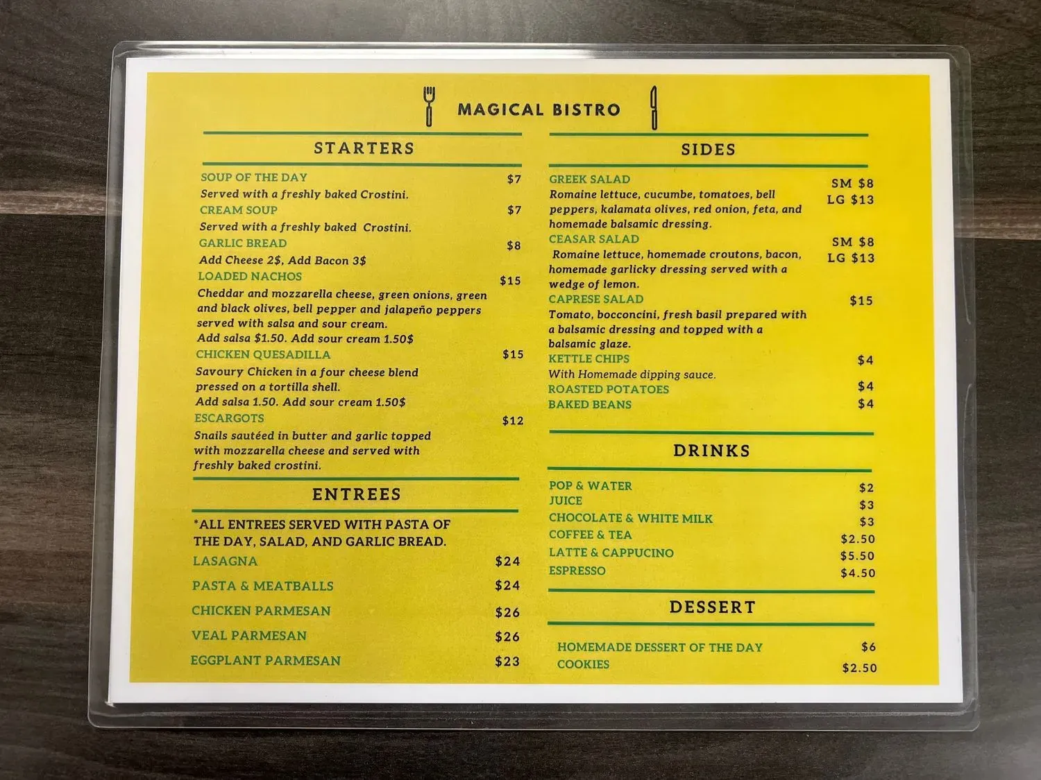 Menu 3