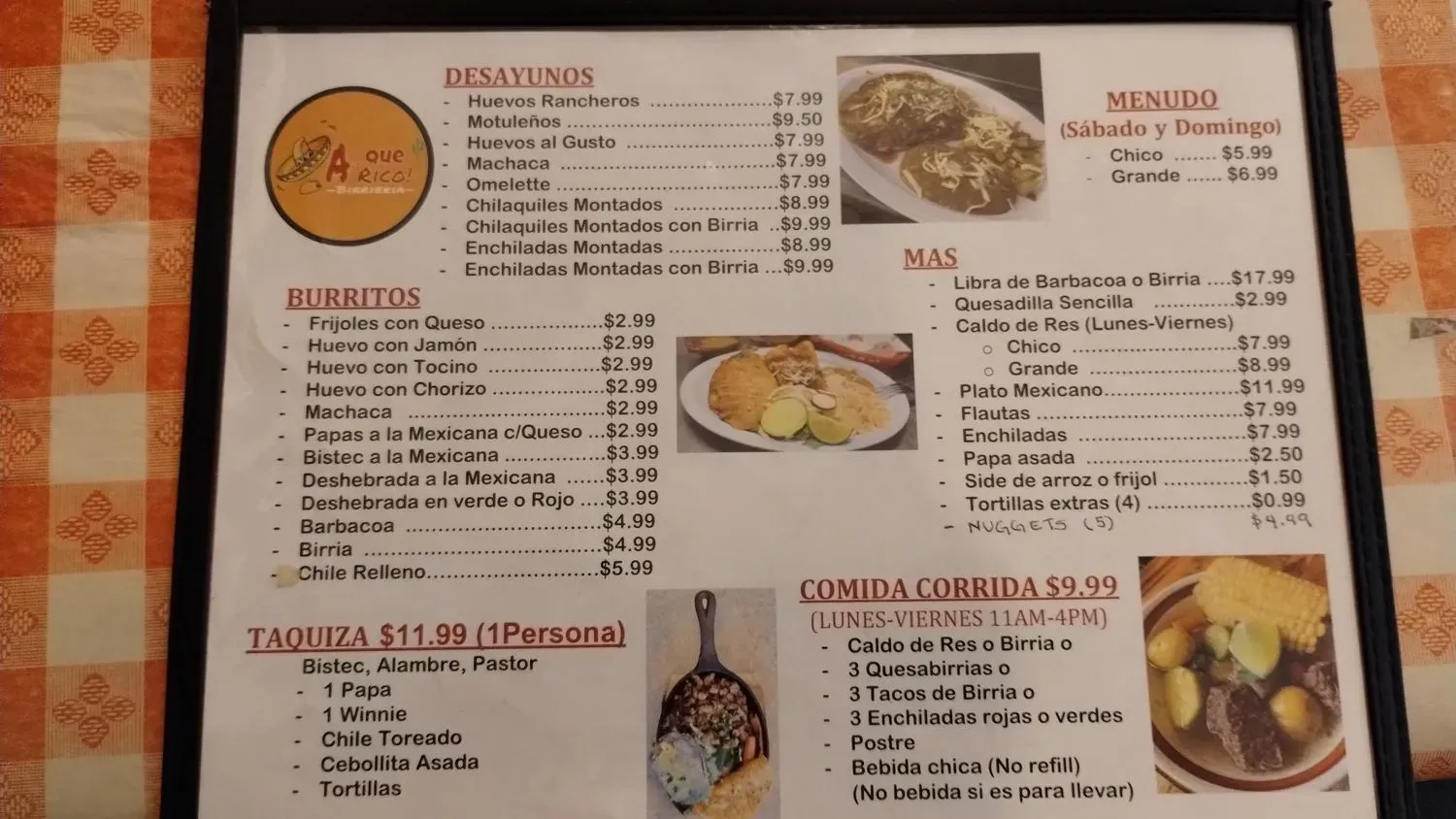 Menu 3