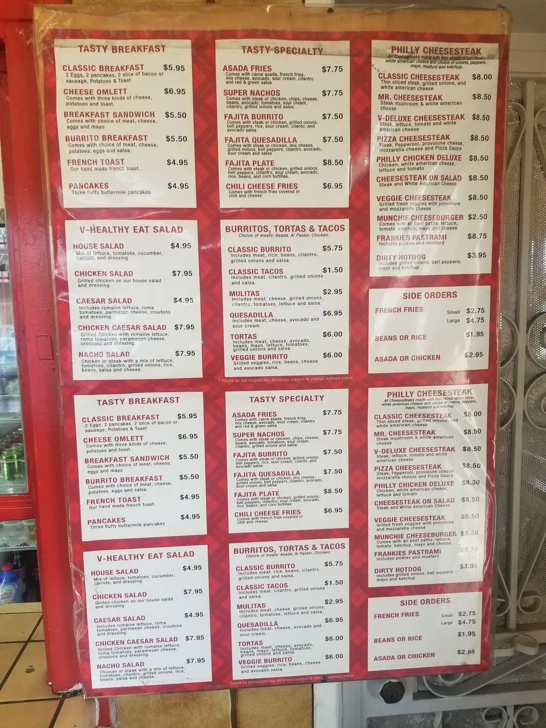 Menu 5