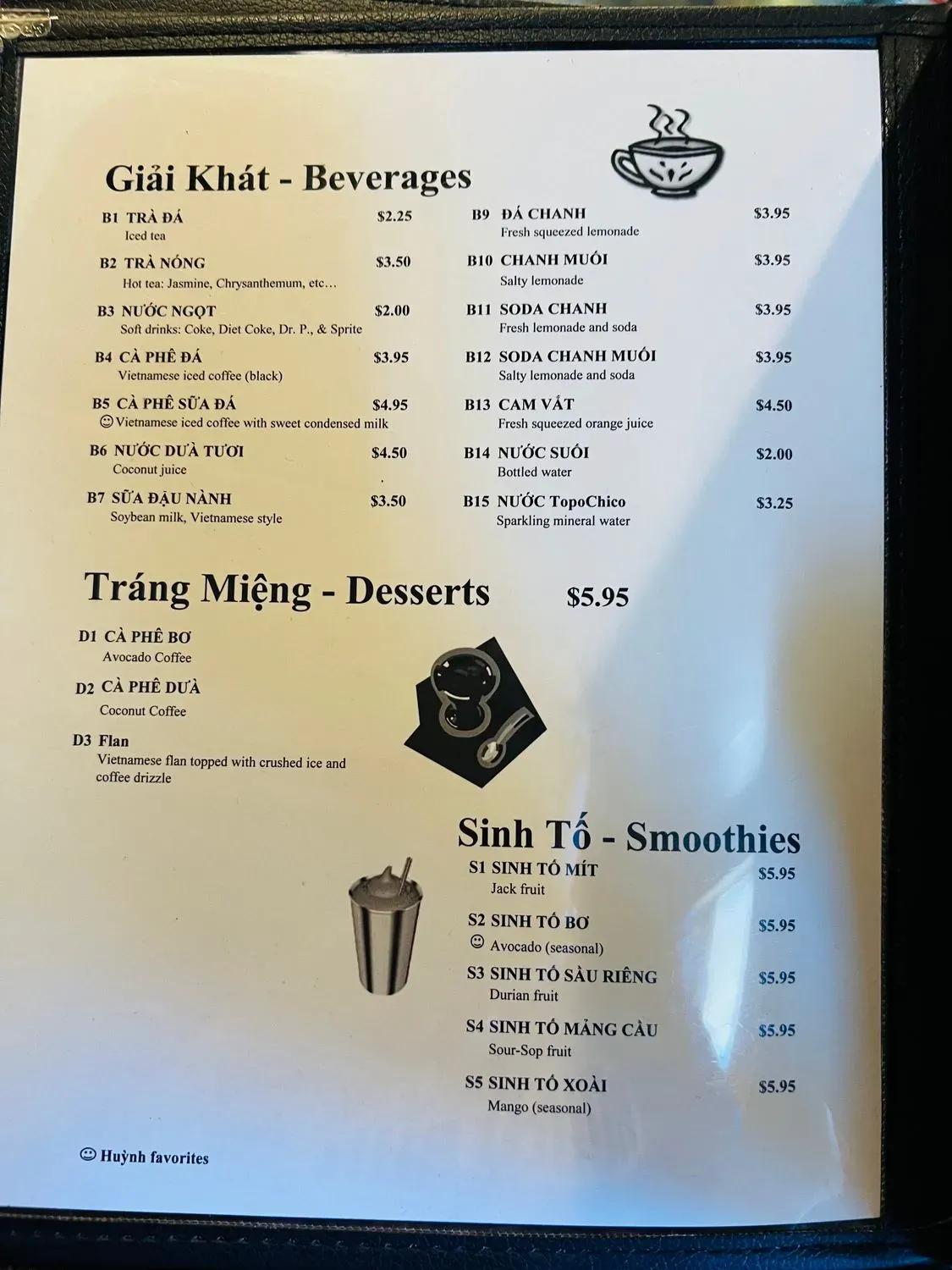 Menu 6