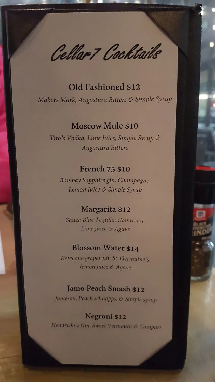 Menu 6