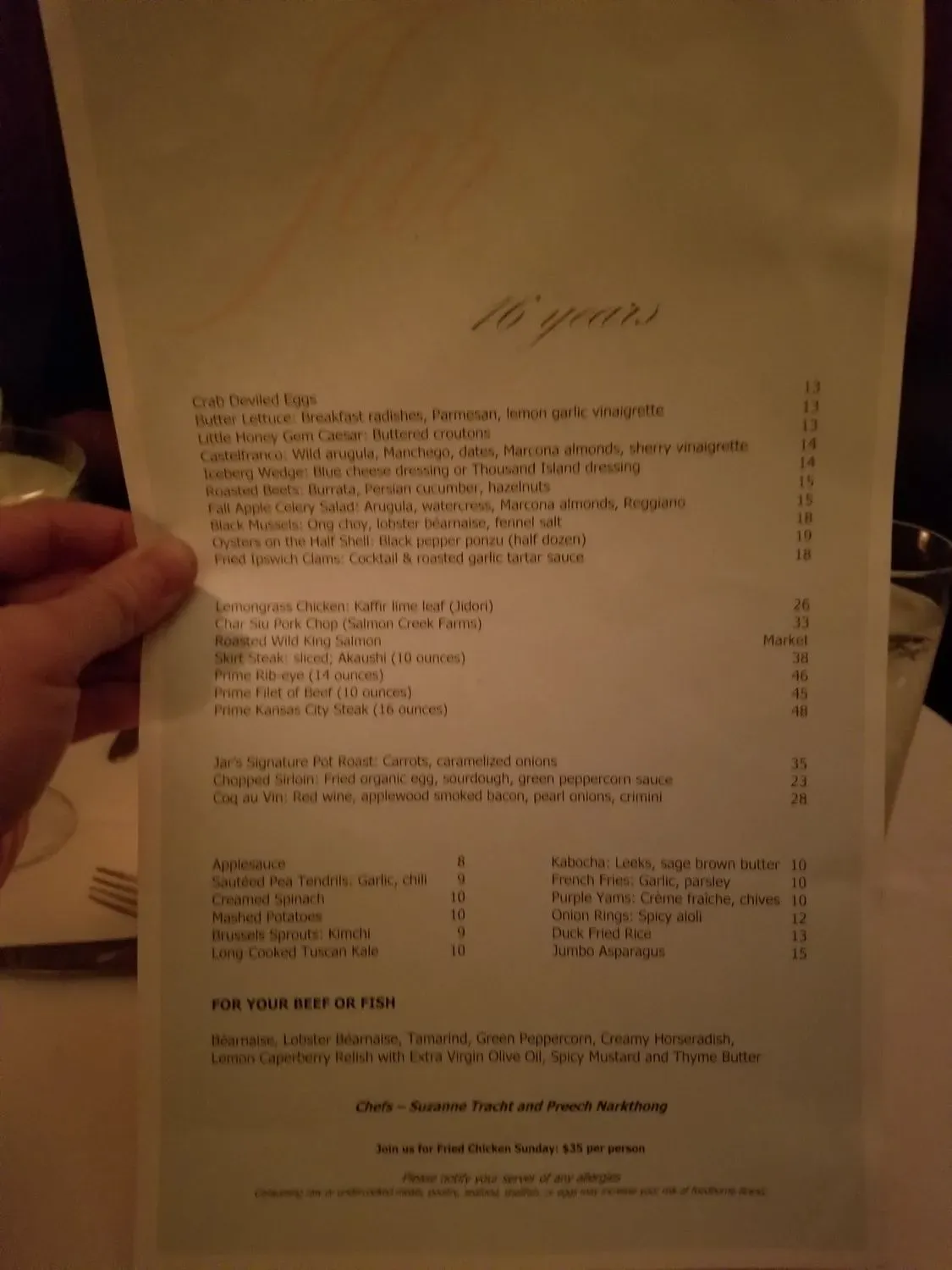 Menu 5