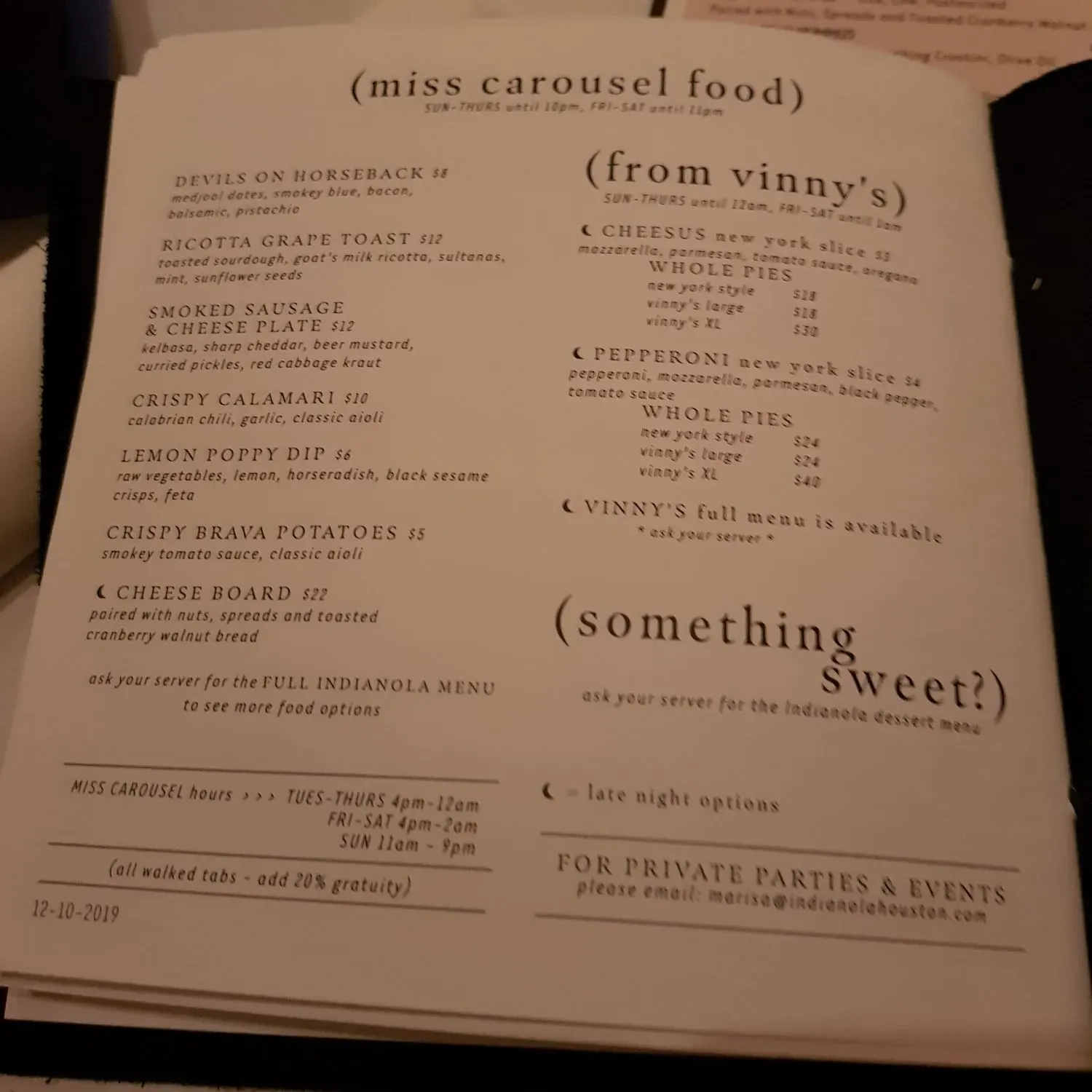 Menu 2