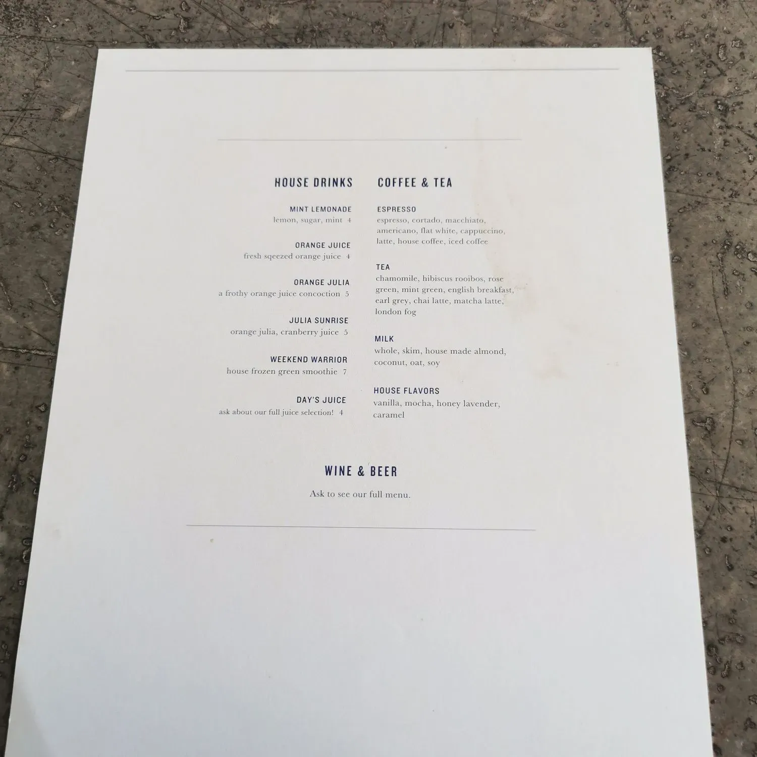 Menu 3