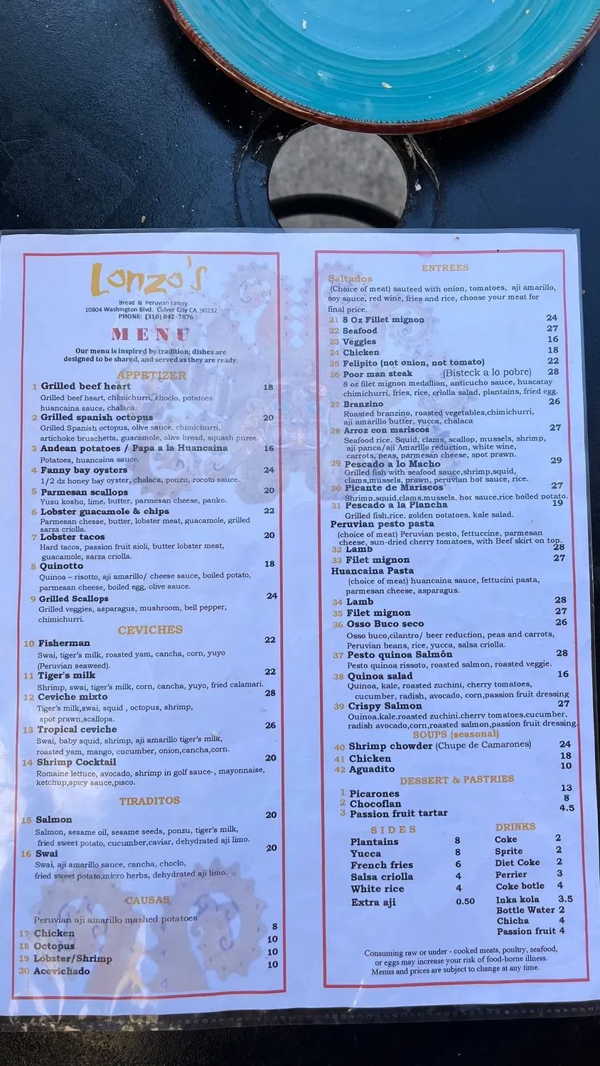 Menu 3