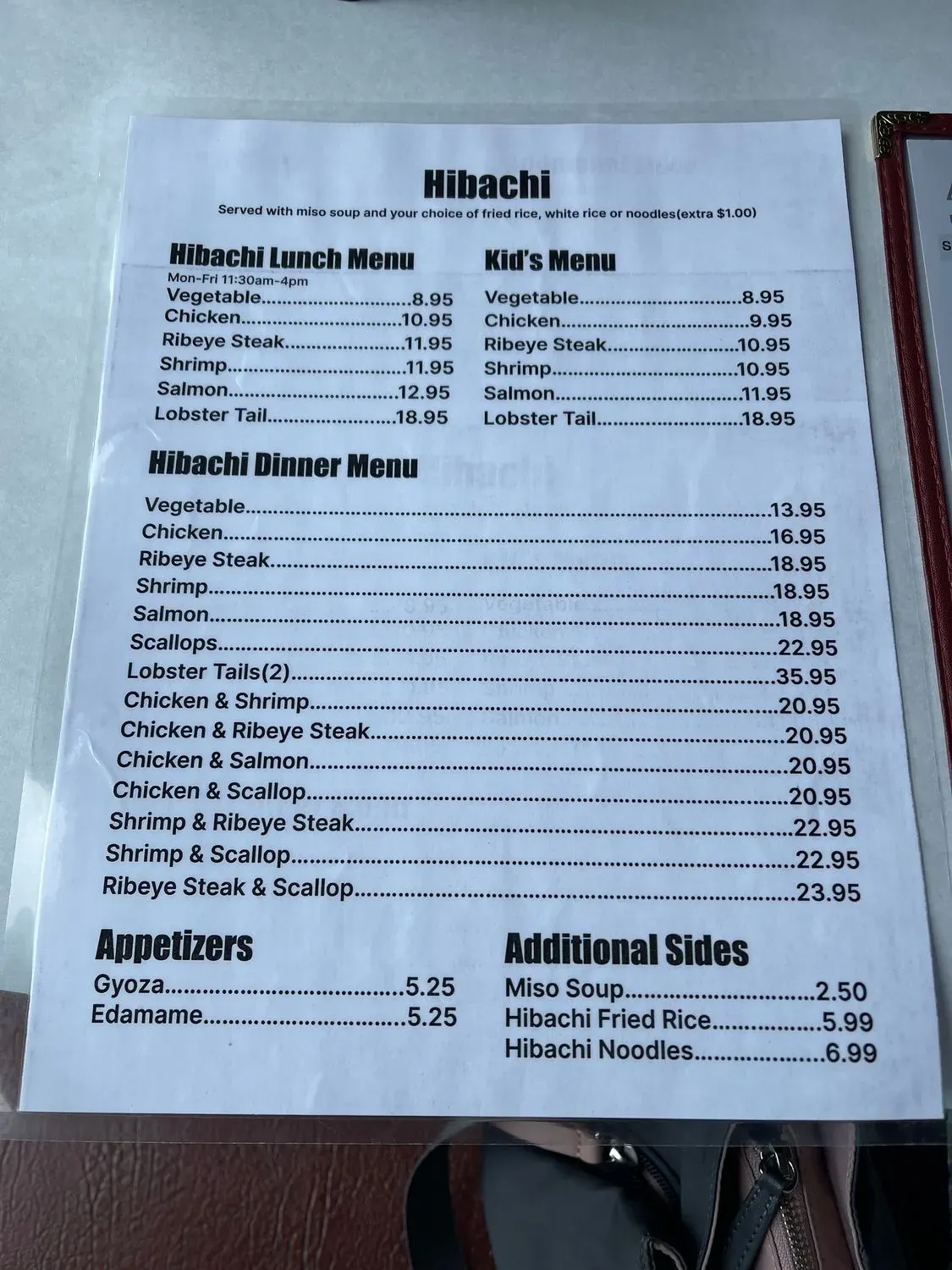 Menu 6