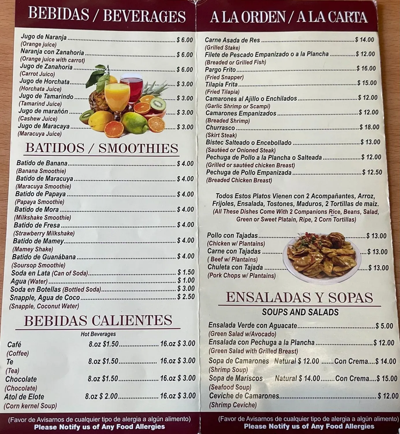 Menu 2