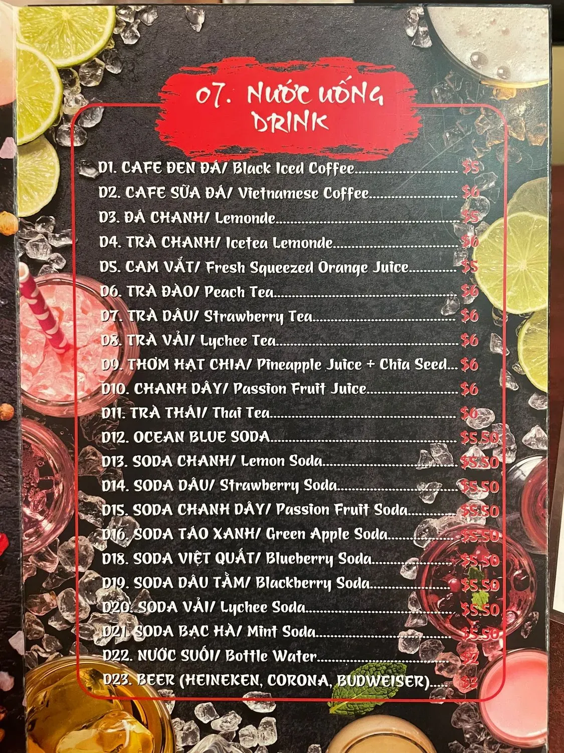 Menu 2