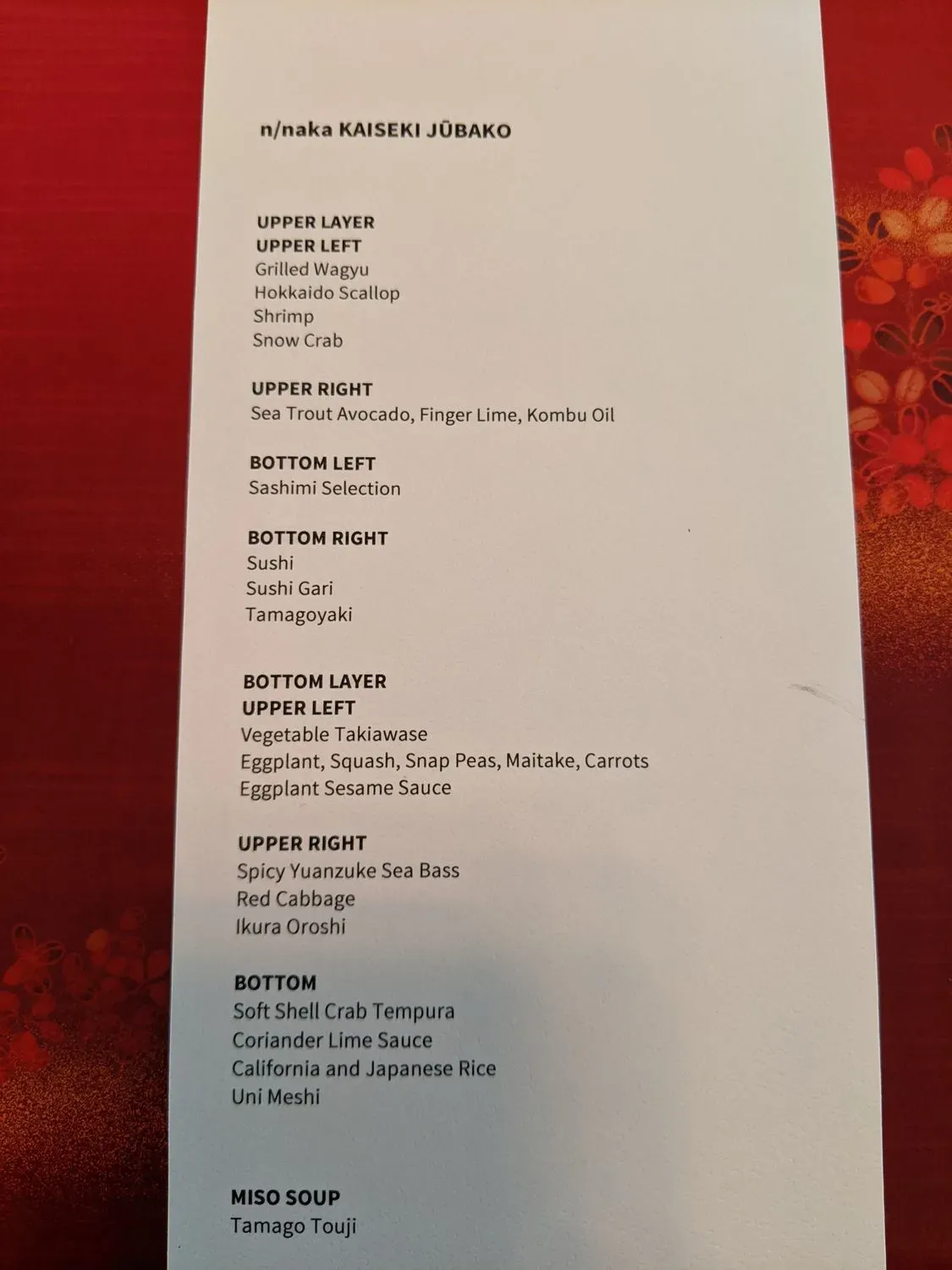 Menu 5