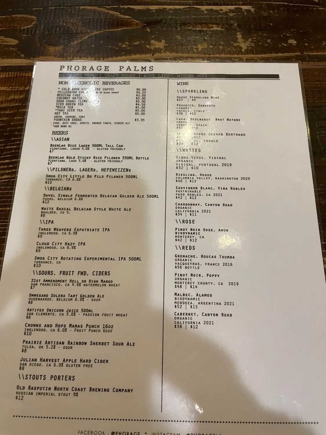 Menu 6