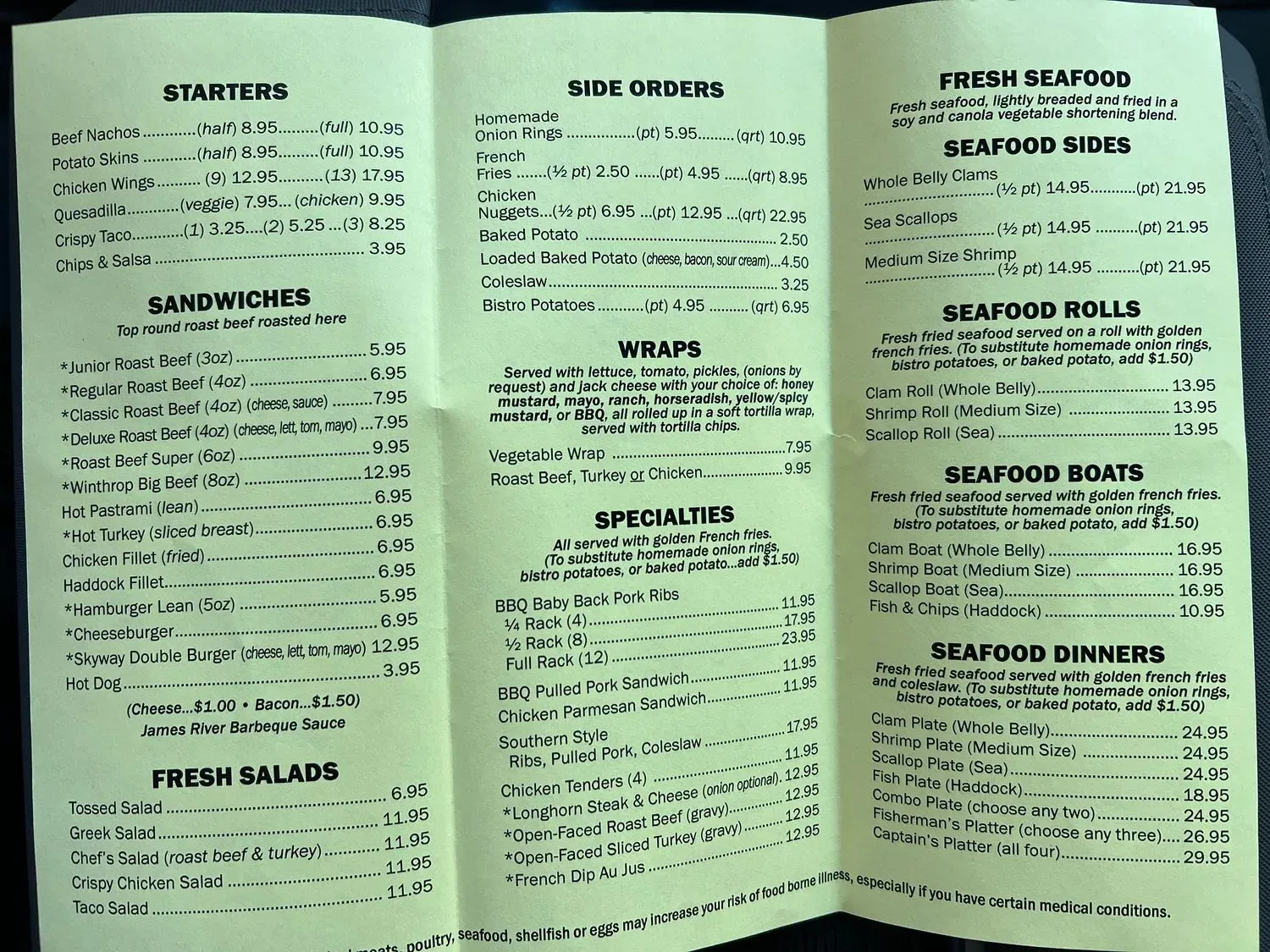 Menu 5