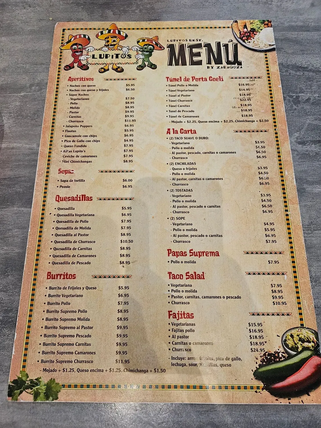 Menu 2