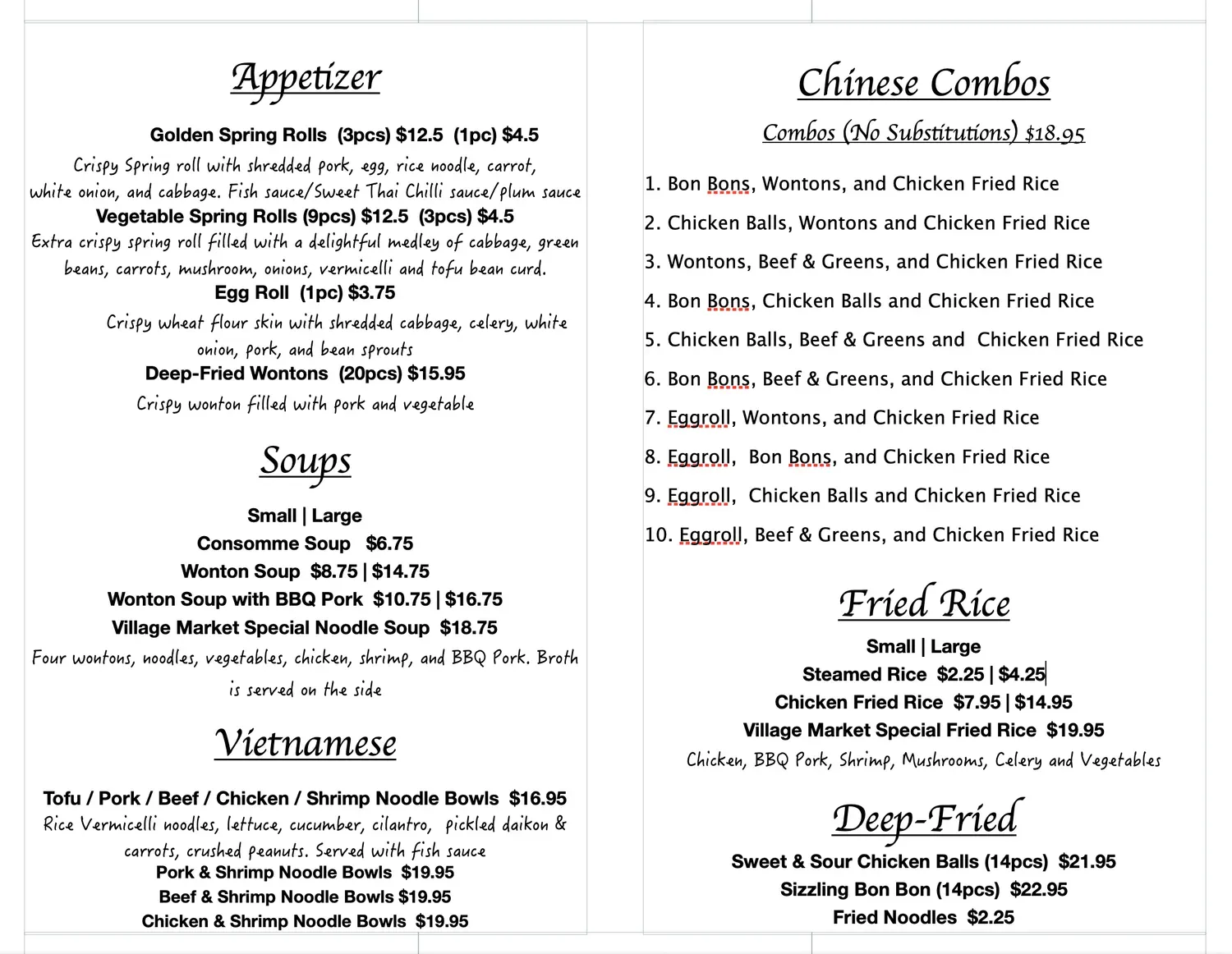 Menu 3