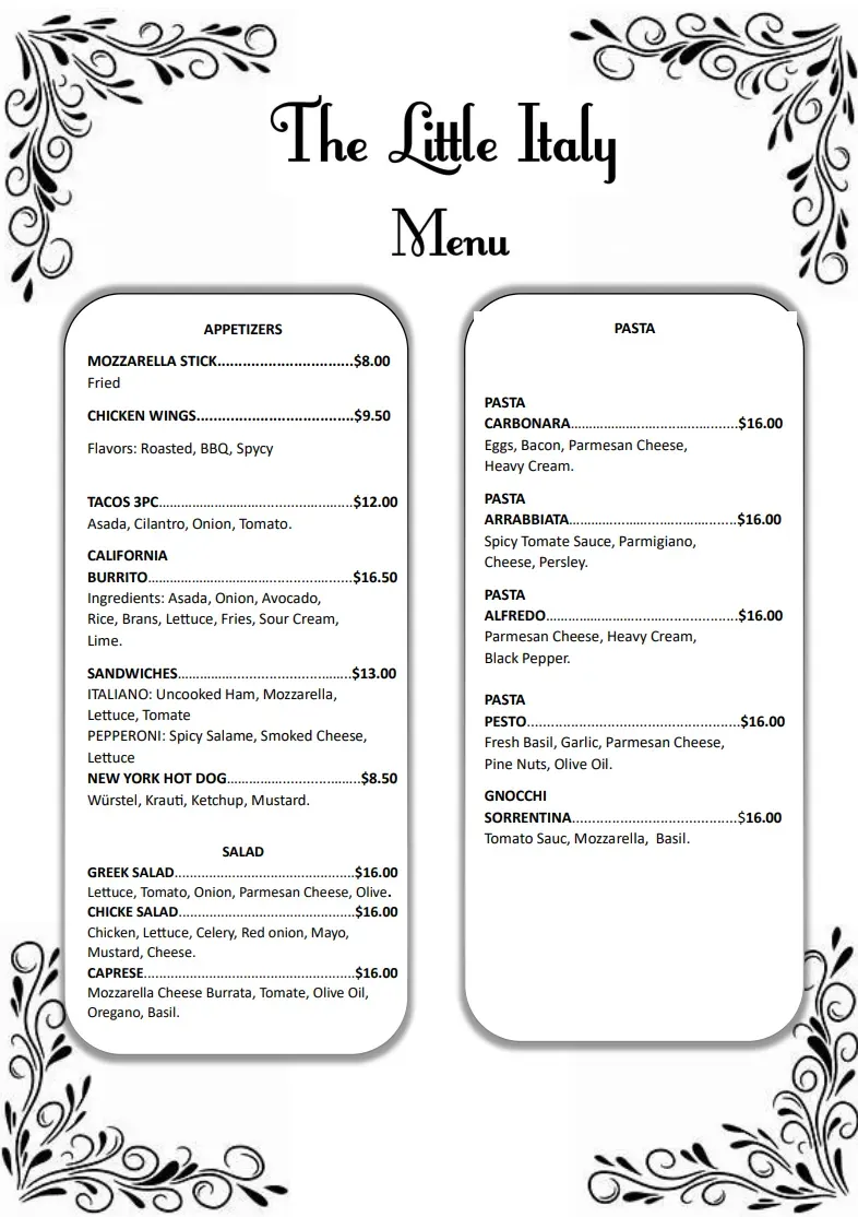 Menu 3