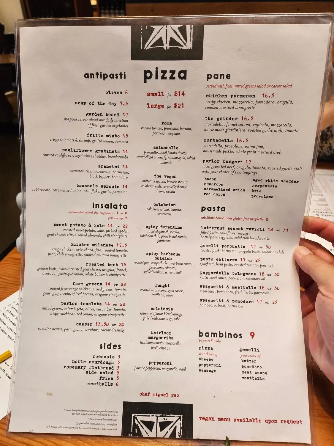 Menu 4