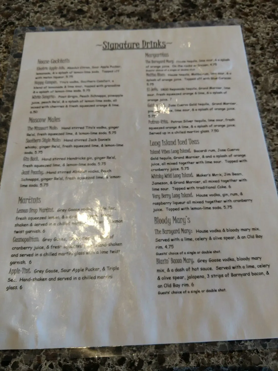 Menu 4