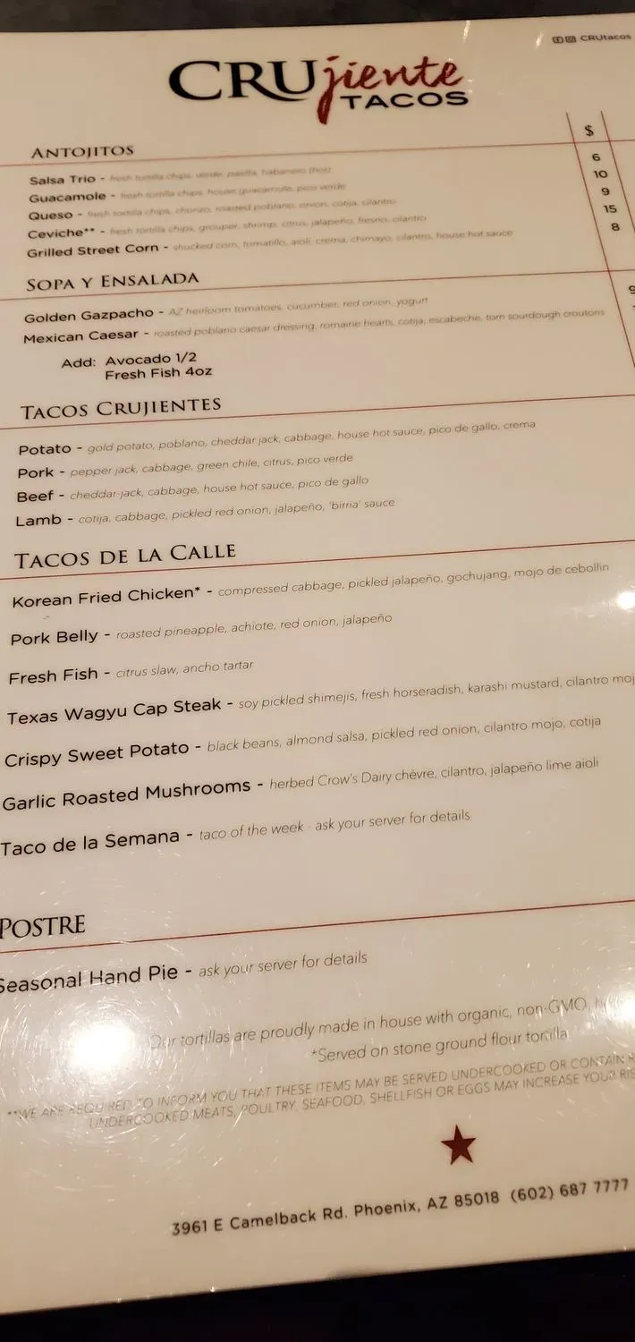 Menu 6