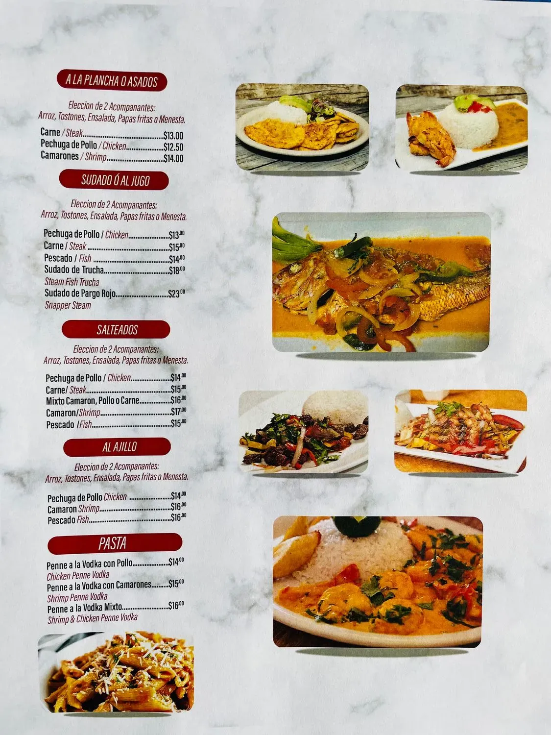 Menu 2