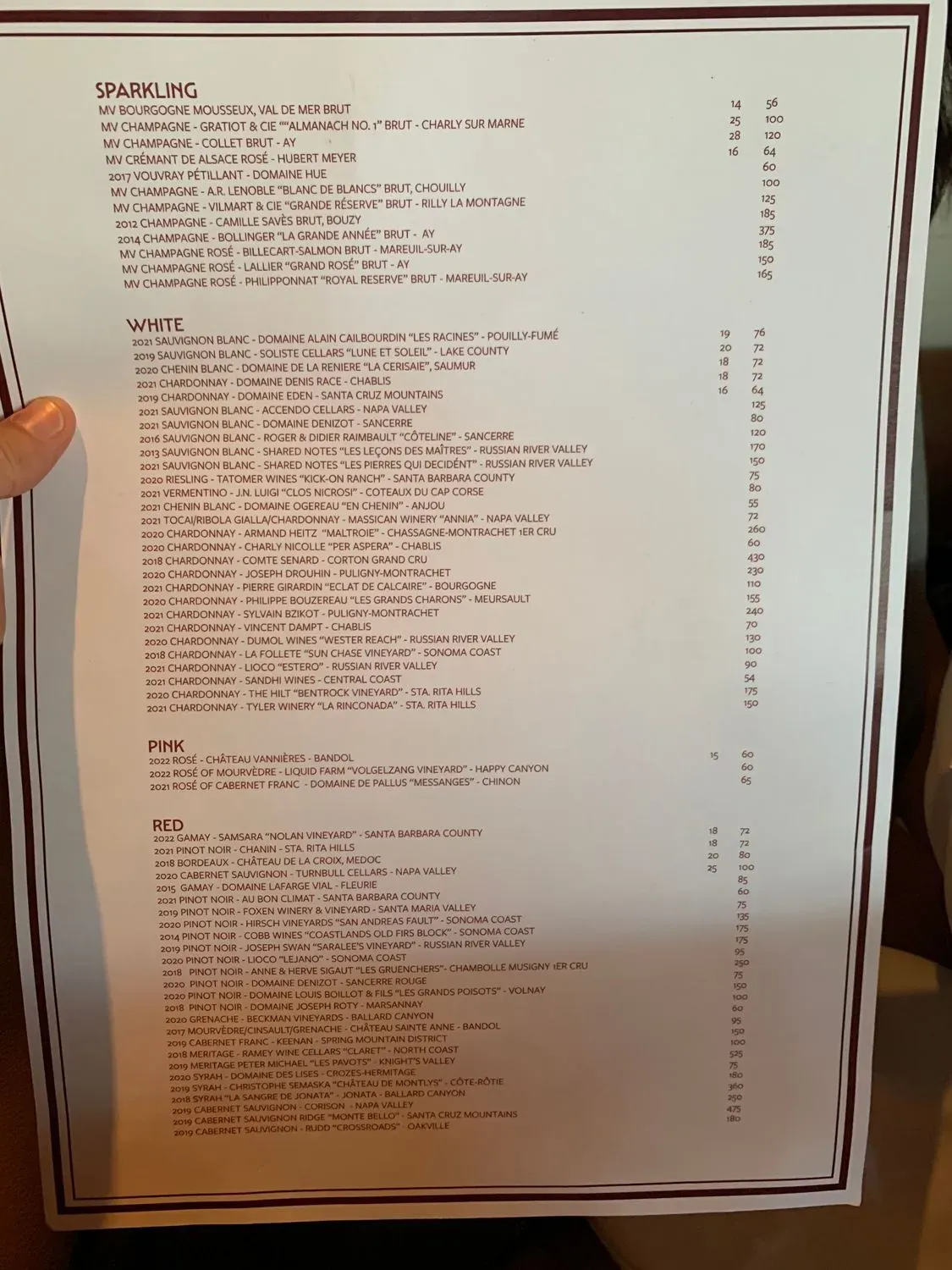 Menu 3