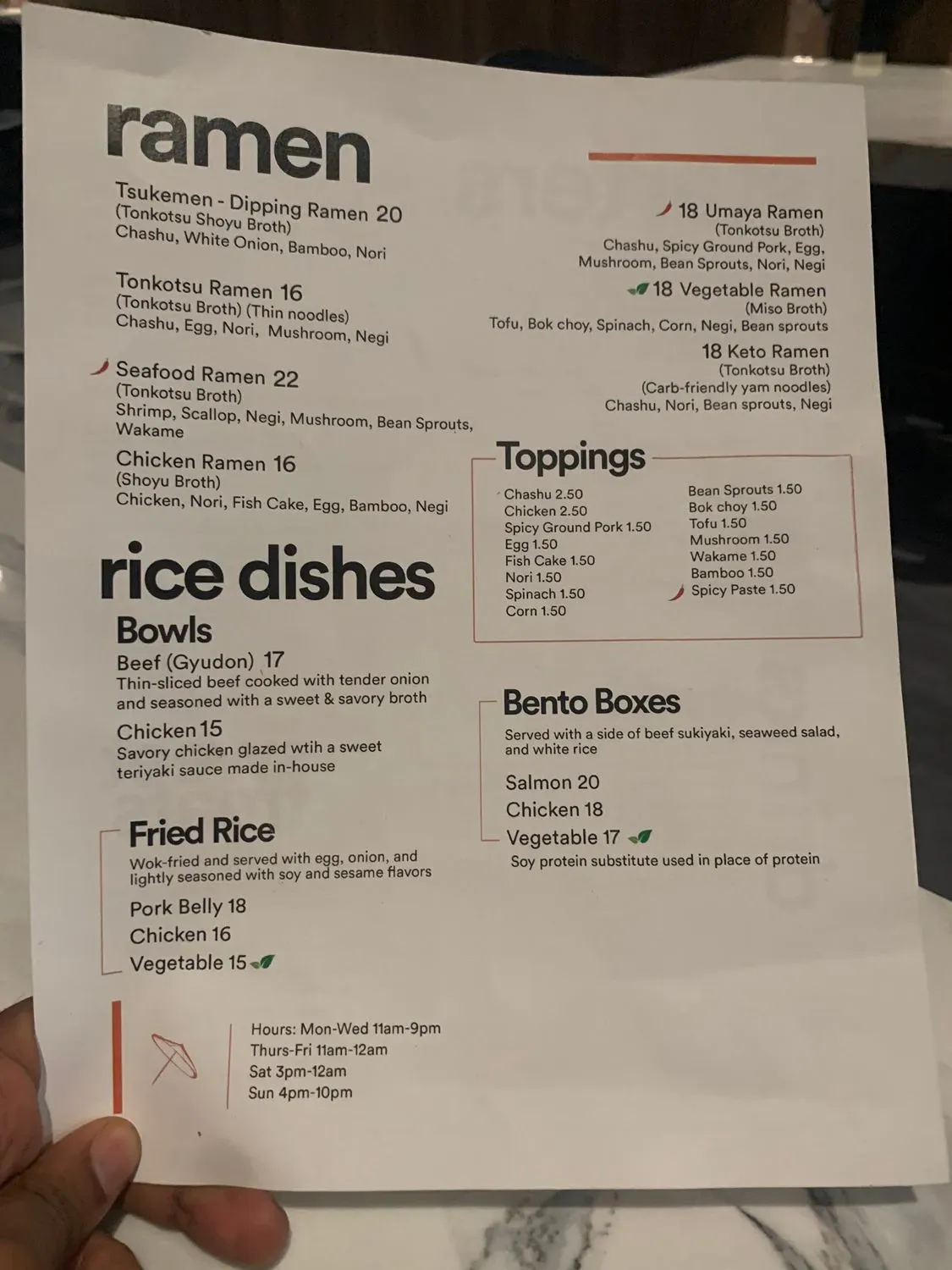 Menu 4