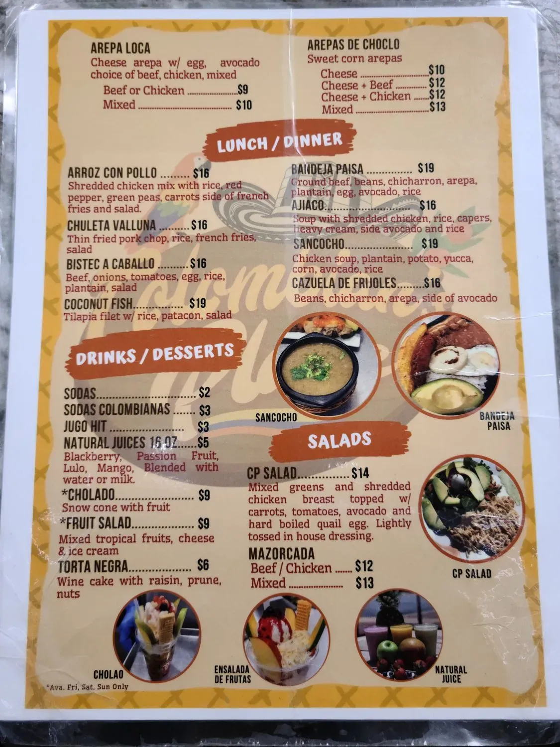 Menu 4