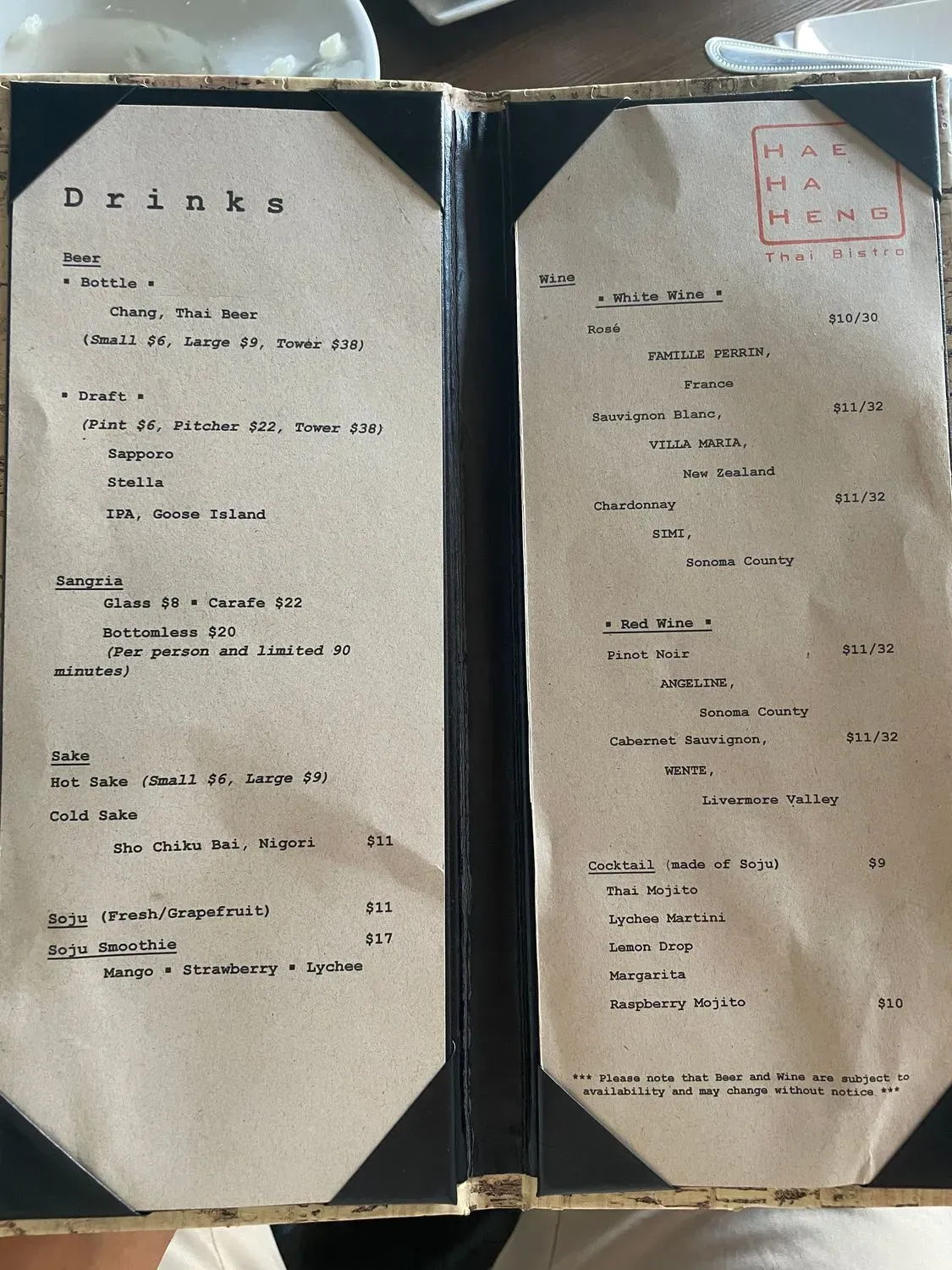 Menu 6