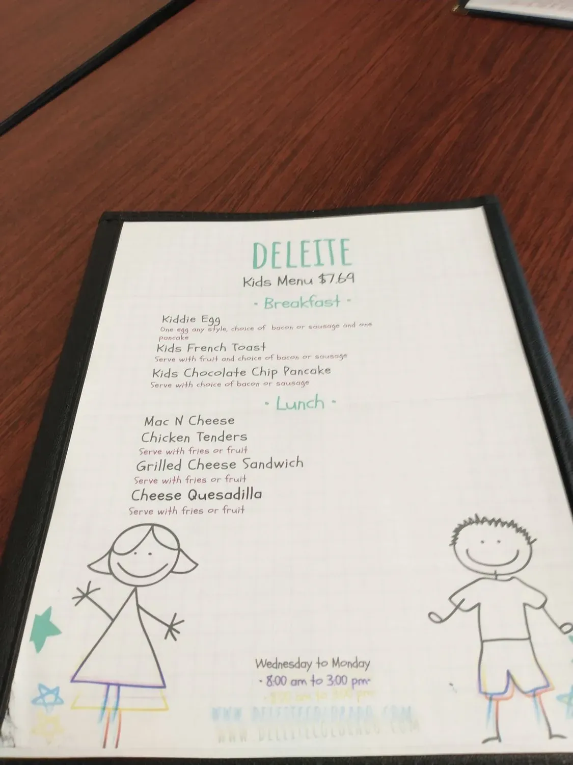 Menu 5