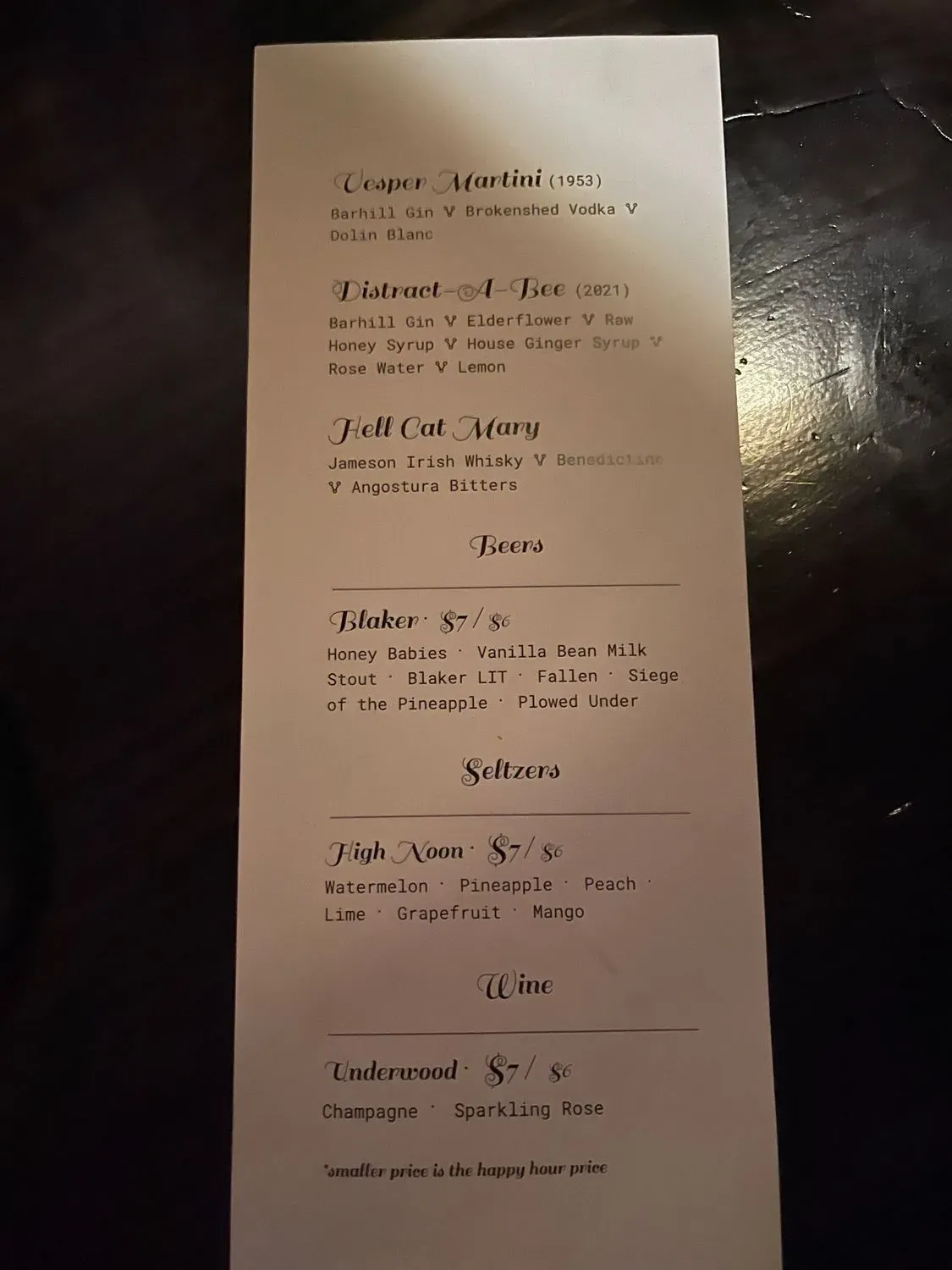 Menu 2